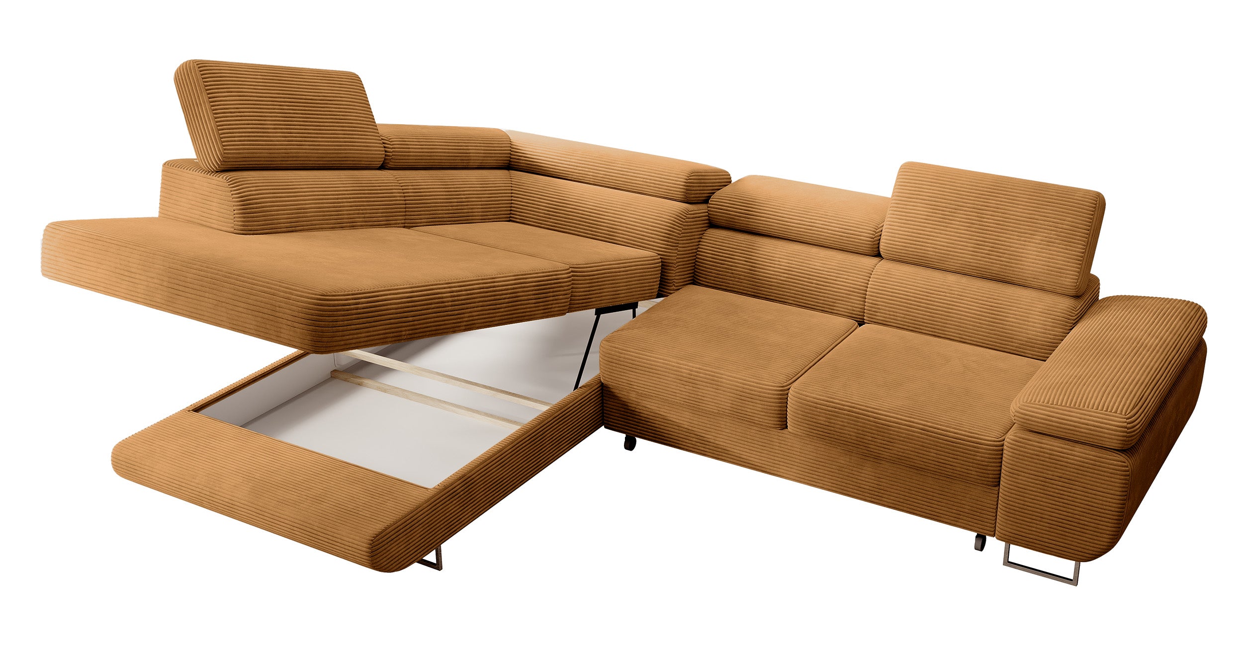 selsey-stevil-ecksofa-mit-schlaffunktion-links-l-form-mit-stauraum-senfgelb-cord image 7