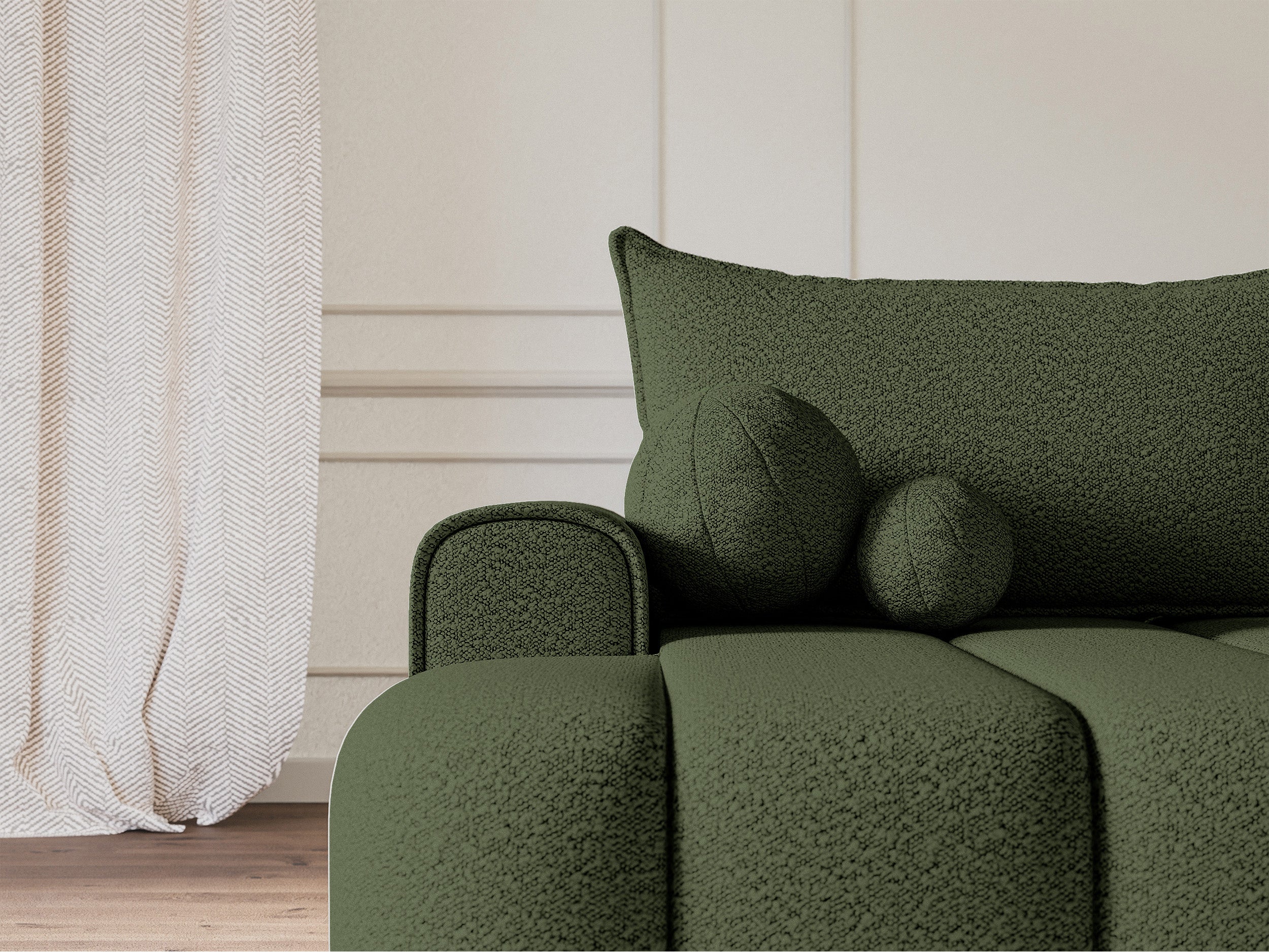 selsey-dandelino-ecksofa-l-links-mit-schlaffunktion-und-stauraum-khaki-boucl image 4