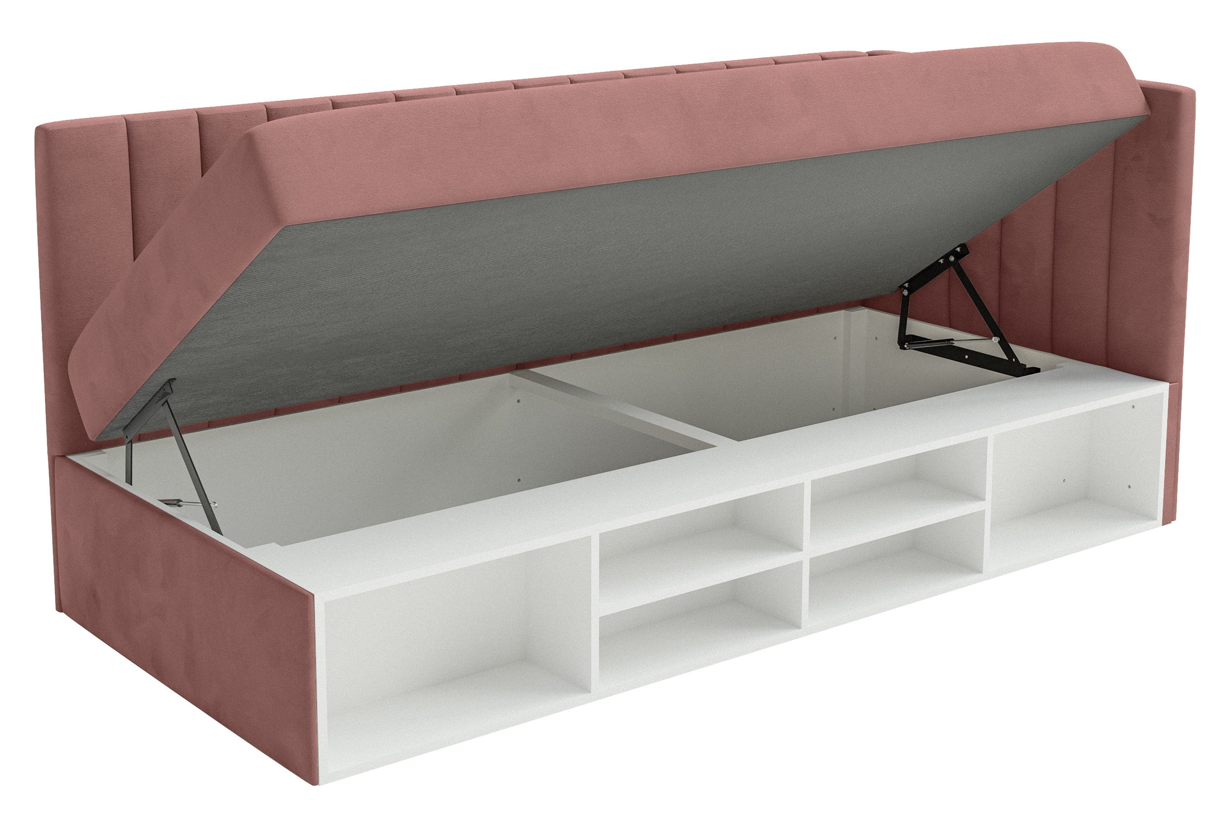 selsey-ventrio-jugendbett-90x200-cm-rechtsseitig-mit-stauraum-und-regalen-rosa-v image 7