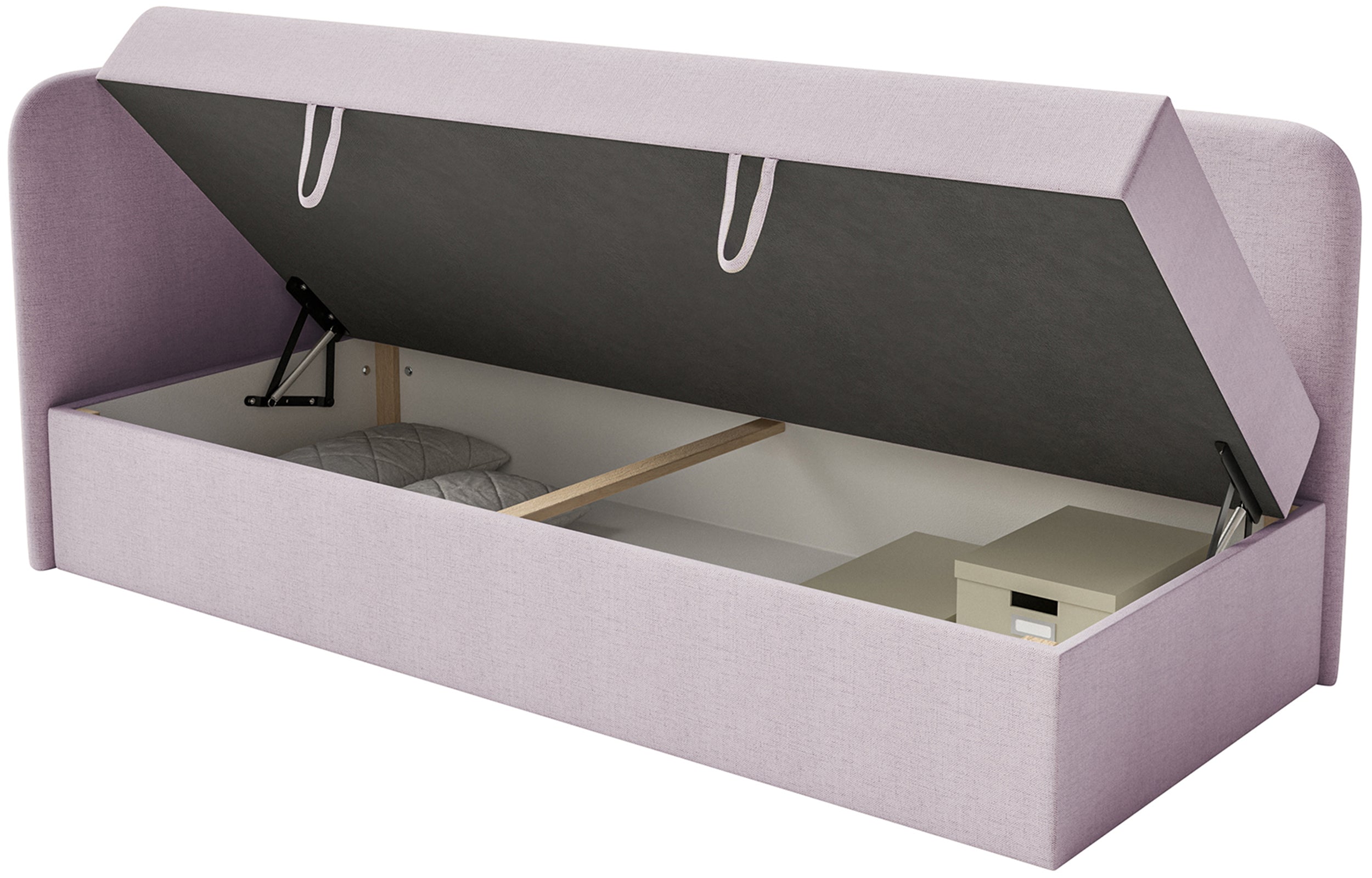 selsey-calmmo-jugendbett-90x200-cm-links-mit-stauraum-rosa-hydrophobe-chenille image 7