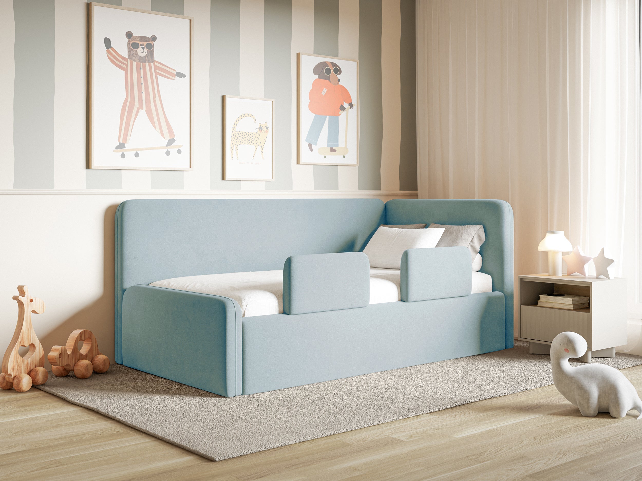 selsey-fanklo-jugendbett-90x200-cm-rechtsseitig-mit-matratze-und-stauraum-blauer-2 image 2