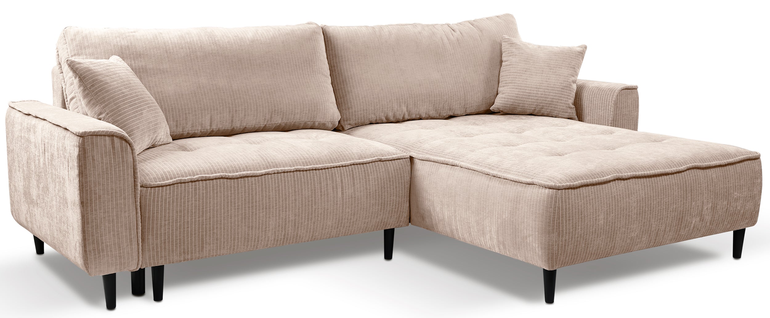 selsey-blues-ecksofa-mit-schlaffunktion-l-form-rechts-mit-stauraum-beige-cordsto image 1