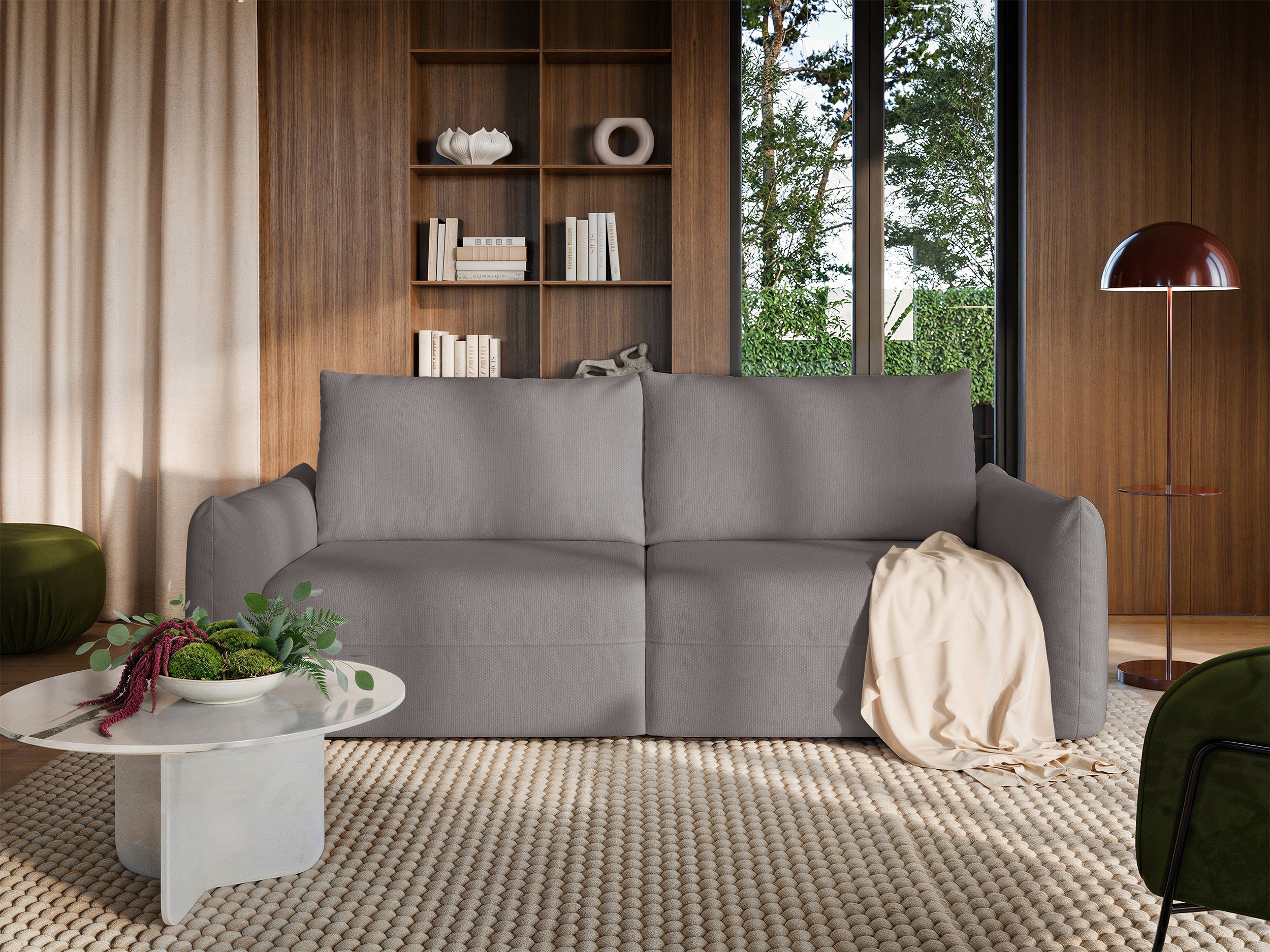 selsey-theolla-dreisitziges-schlafsofa-ausklappbar-grau-beige-chenille-mit-staur image 2