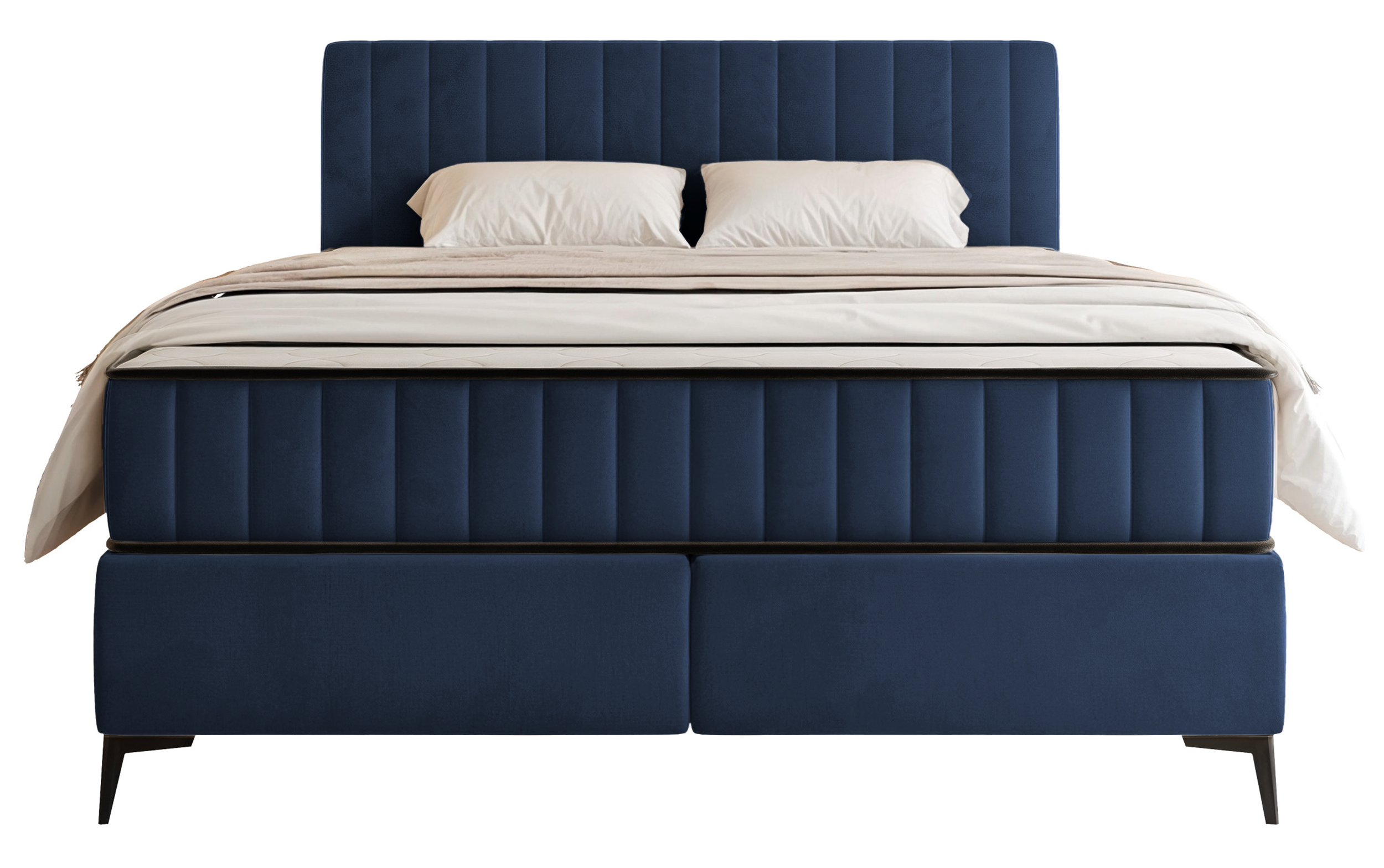 selsey-mufasso-kontinentalbett-160x200-cm-mit-stauraum-marineblauer-velours image 4