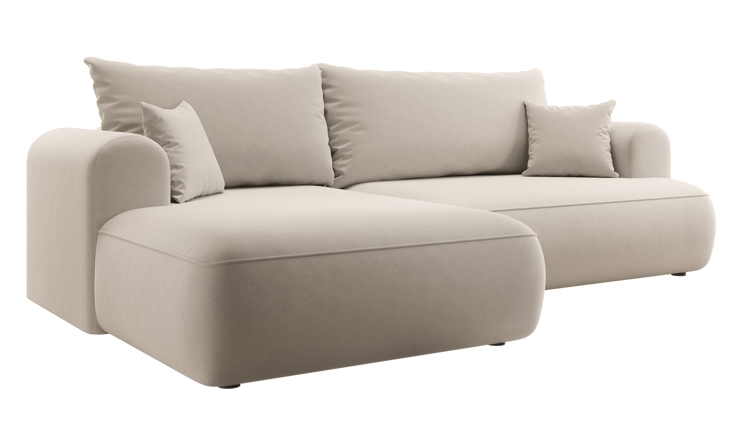 selsey-ovo-ecksofa-links-mit-schlaffunktion-und-stauraum-hellbeiger-samt image 6