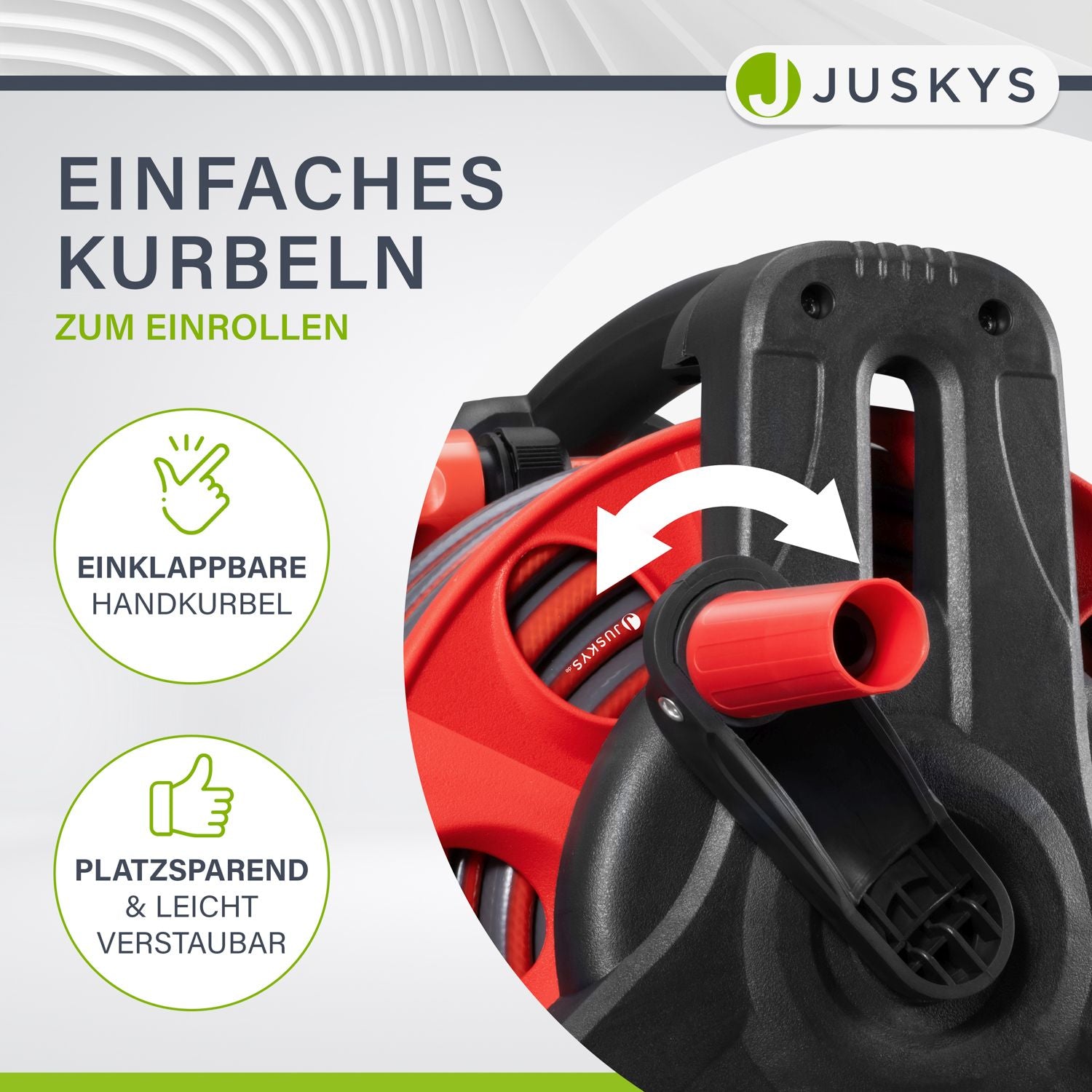 juskys-mobile-schlauchtrommel-basic-mit-30-m-wasserschlauch image 5
