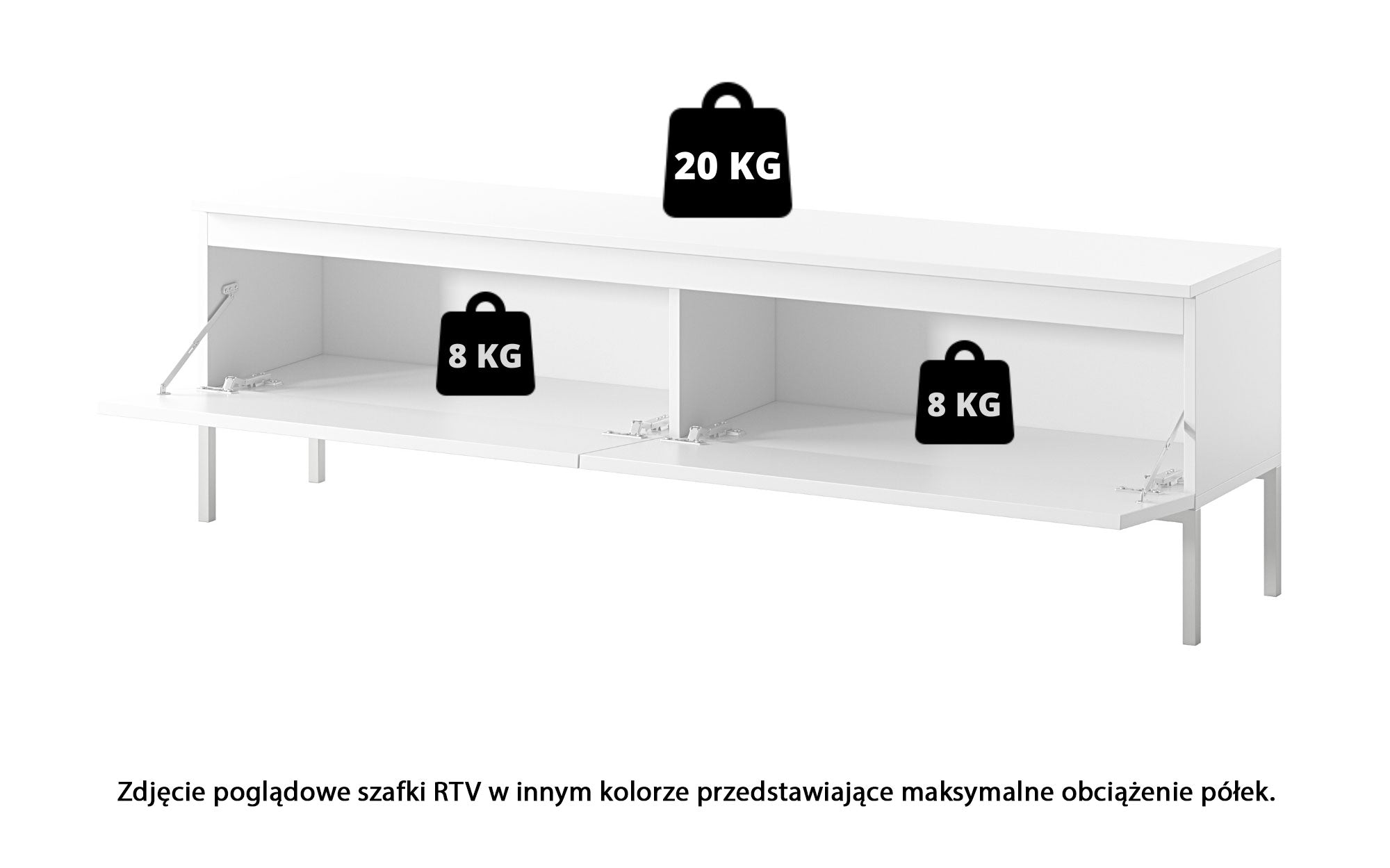 selsey-bemmi-tv-schrank-150-cm-schwarz-mit-goldenen-beinen image 8