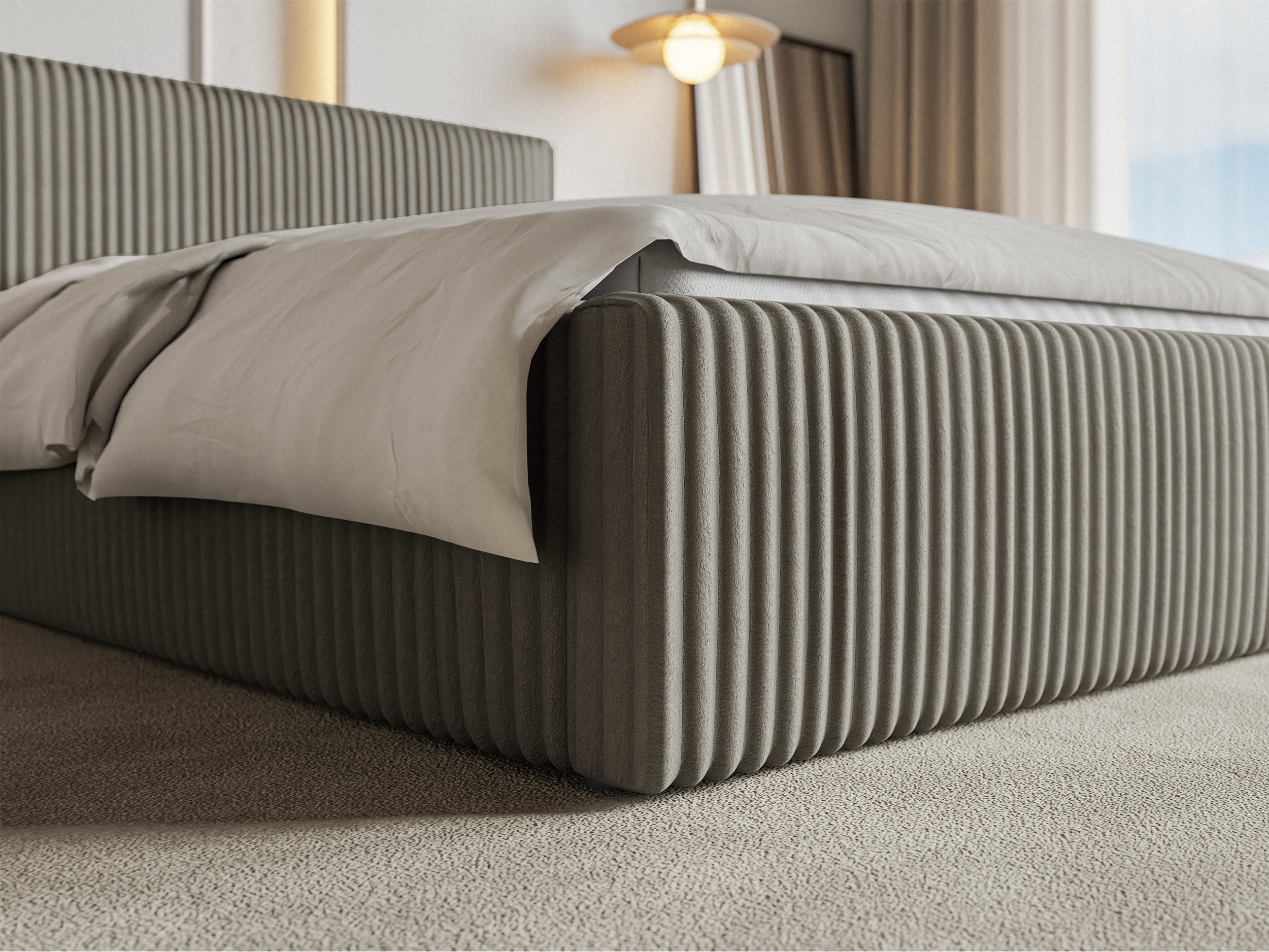selsey-tilio-polsterbett-160x200-cm-mit-stauraum-grau-beige-cord image 4