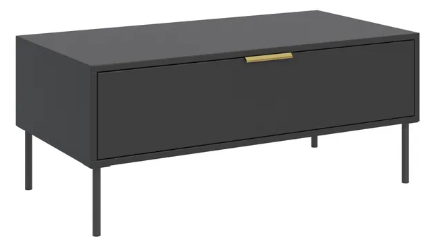 selsey-vena-couchtisch-100x50-cm-mit-schublade-schwarz image 1