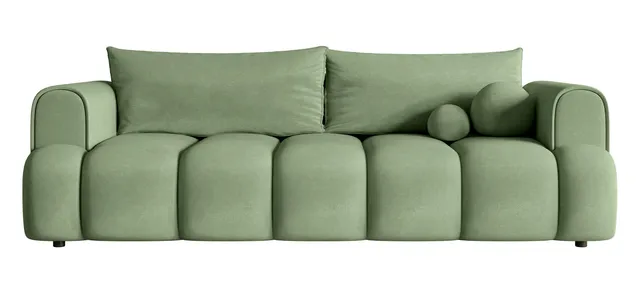 selsey-dandelino-dreisitziges-sofa-mit-schlaffunktion-eukalyptus-velours-wassera image 1