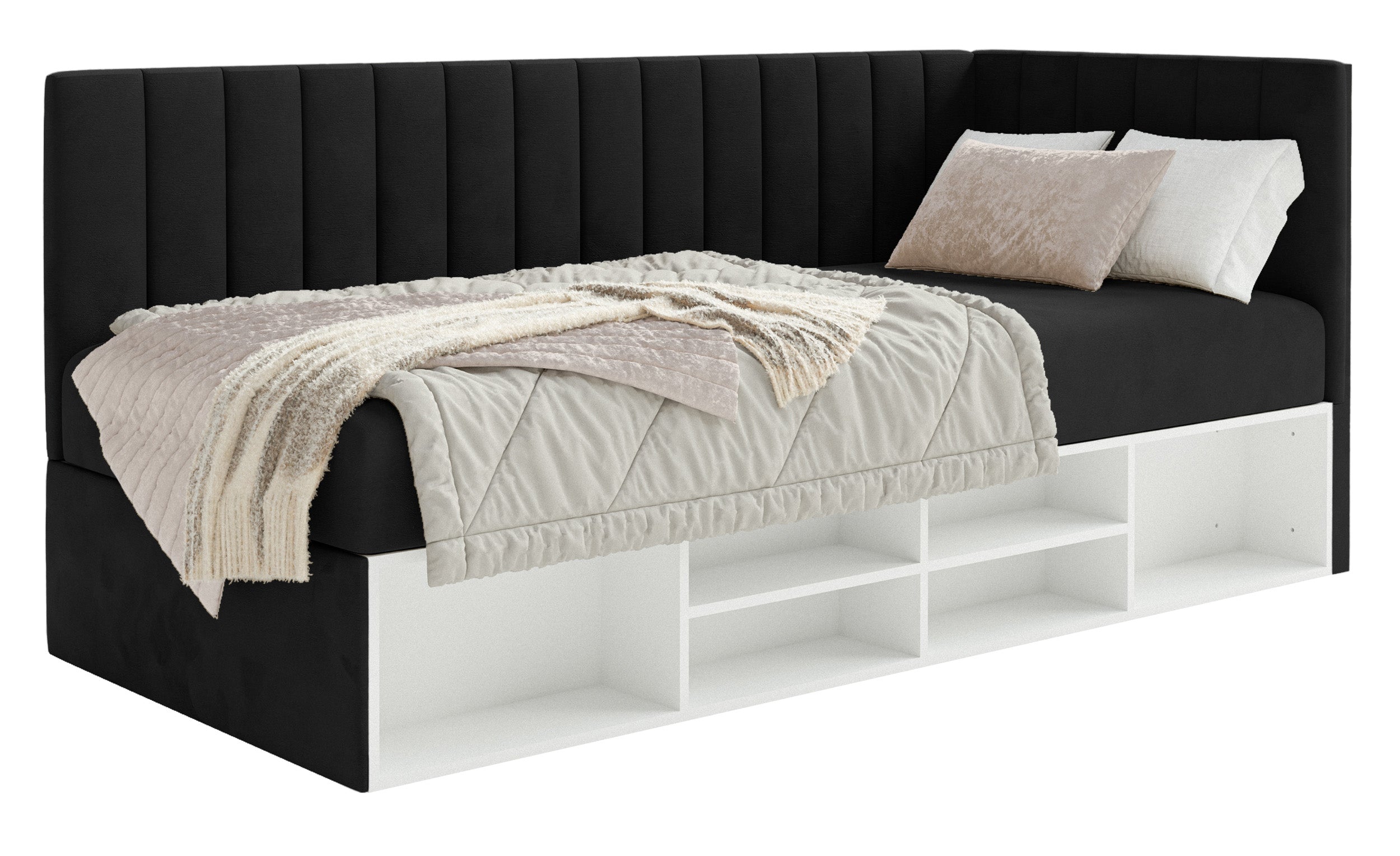 selsey-ventrio-jugendbett-90x200-cm-rechtsseitig-schwarz-velours-mit-stauraum image 4