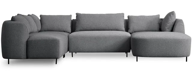 selsey-lanomi-u-form-ecksofa-links-modular-grau-boucl image 1