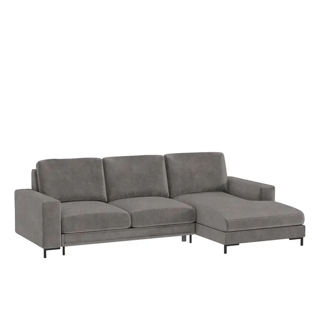 selsey-mokpeo-ecksofa-mit-schlaffunktion-rechts-dunkelgrau-2x-stauraum image 1