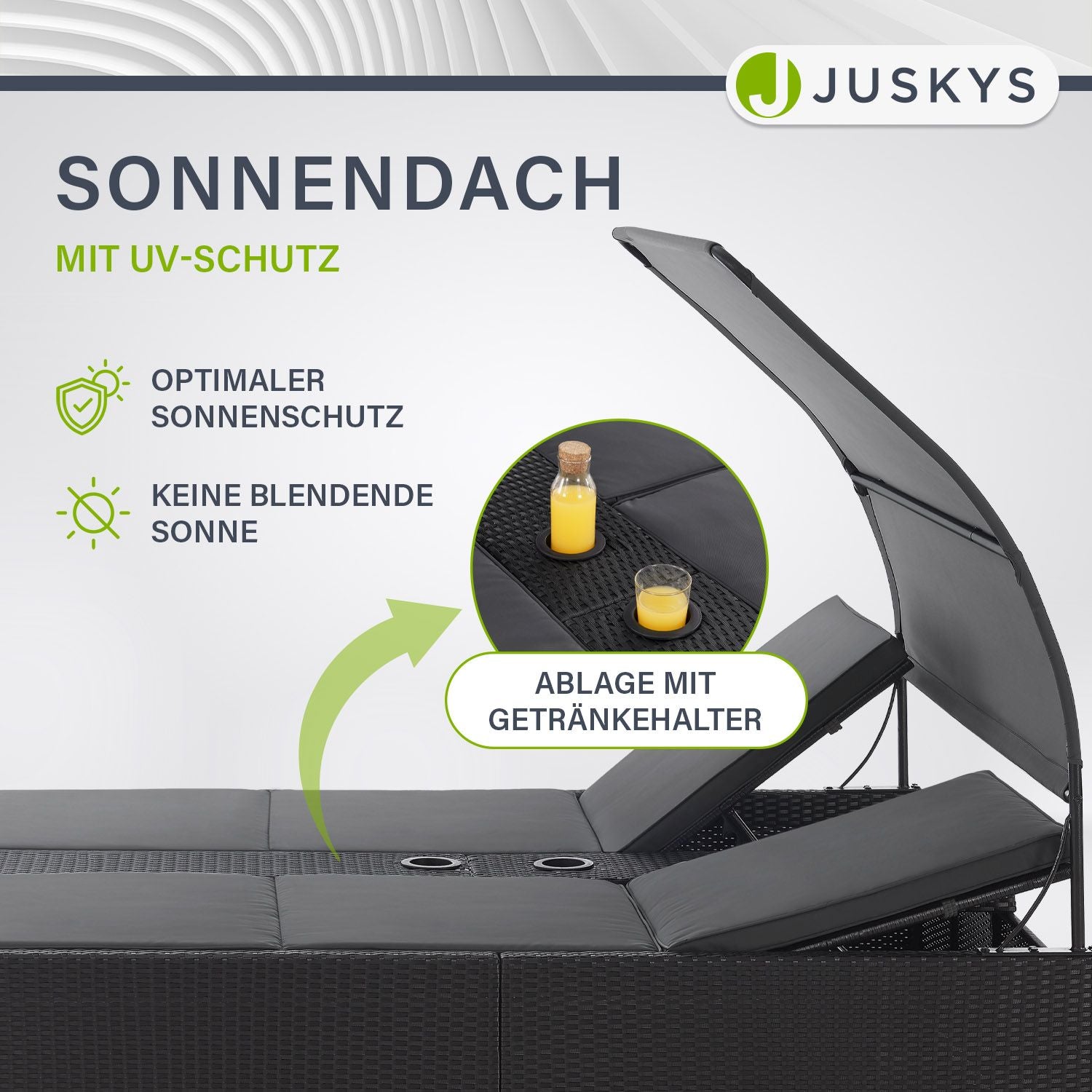 juskys-doppelliege-syros-polyrattan-2-personen-mit-sonnendach image 7
