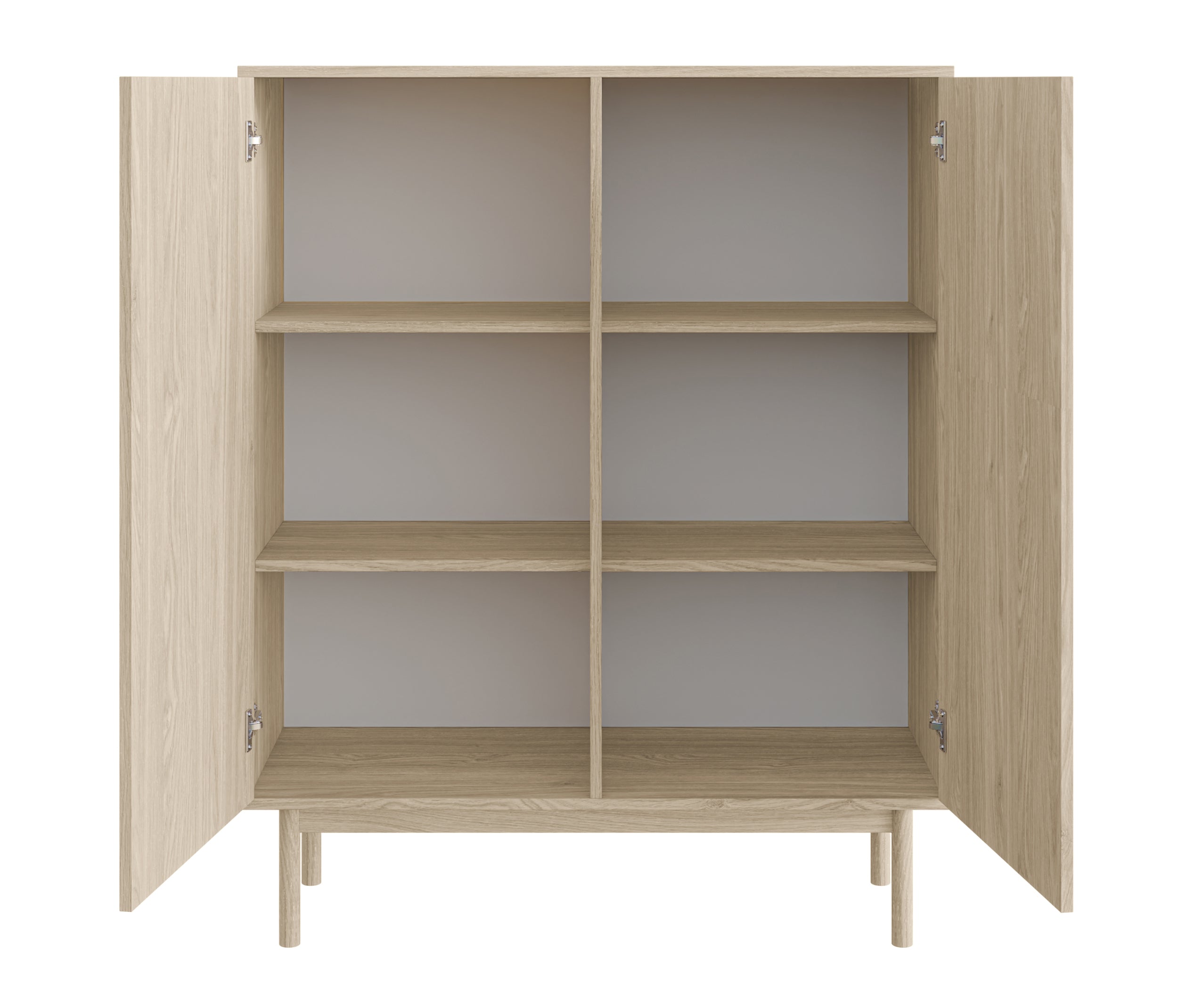 selsey-neksto-hoher-schrank-100-cm-ge-lte-eiche-mit-2-t-ren image 8