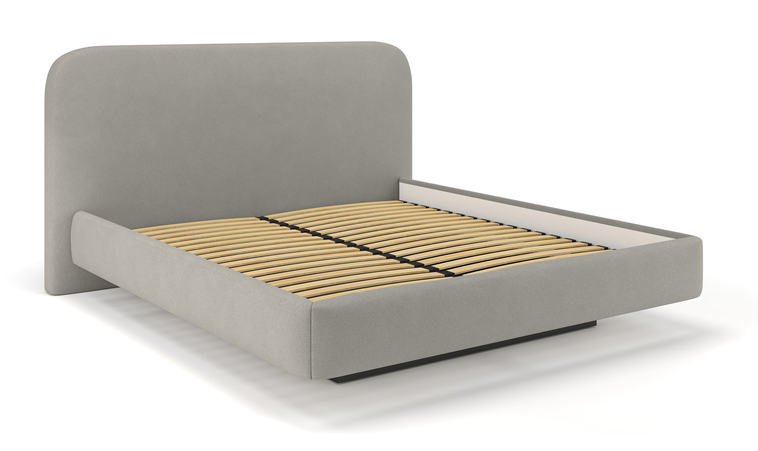 selsey-nellado-gepolstertes-bett-120x200-cm-mit-stauraum-grauer-chenillestoff image 4