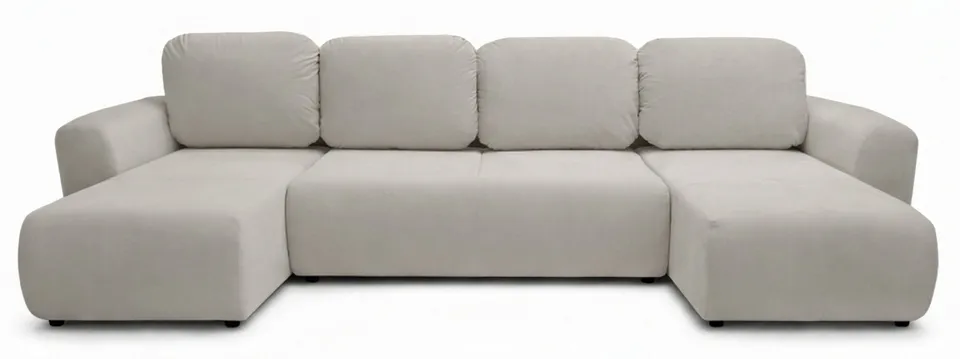 selsey-olido-ecksofa-u-f-rmig-mit-schlaffunktion-und-stauraum-grau-beiger-samt image 1