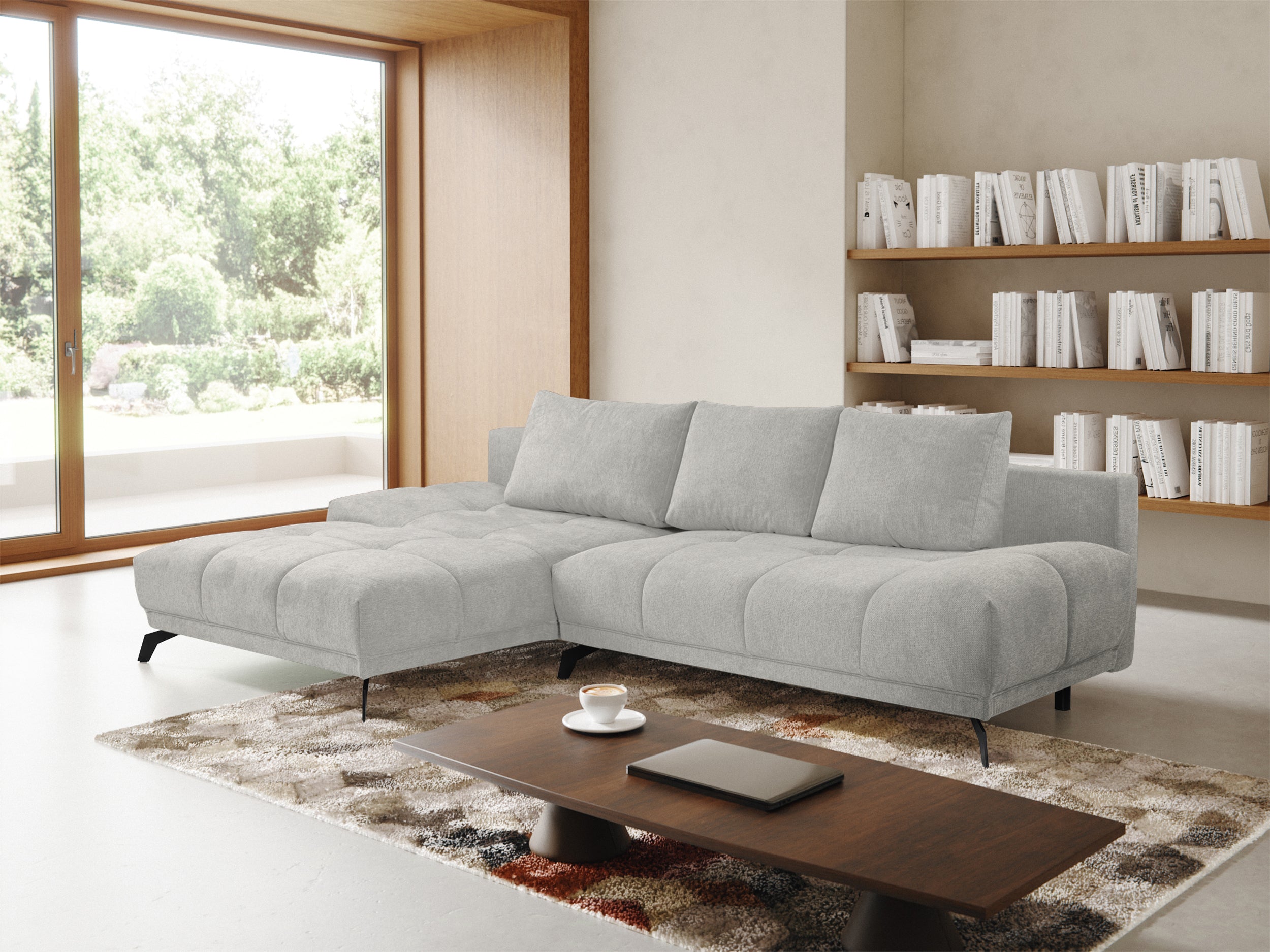 selsey-felipe-ecksofa-l-f-rmig-links-mit-schlaffunktion-und-stauraum-hellgrau image 2