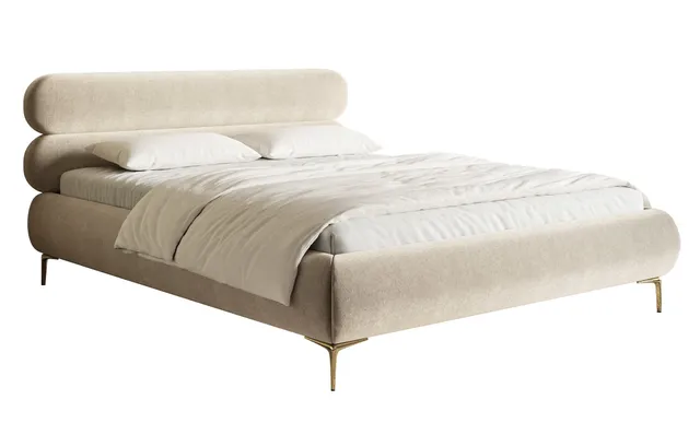 selsey-roule-polsterbett-140x200-cm-hellbeige-velours-wasserabweisend-mit-golden image 1