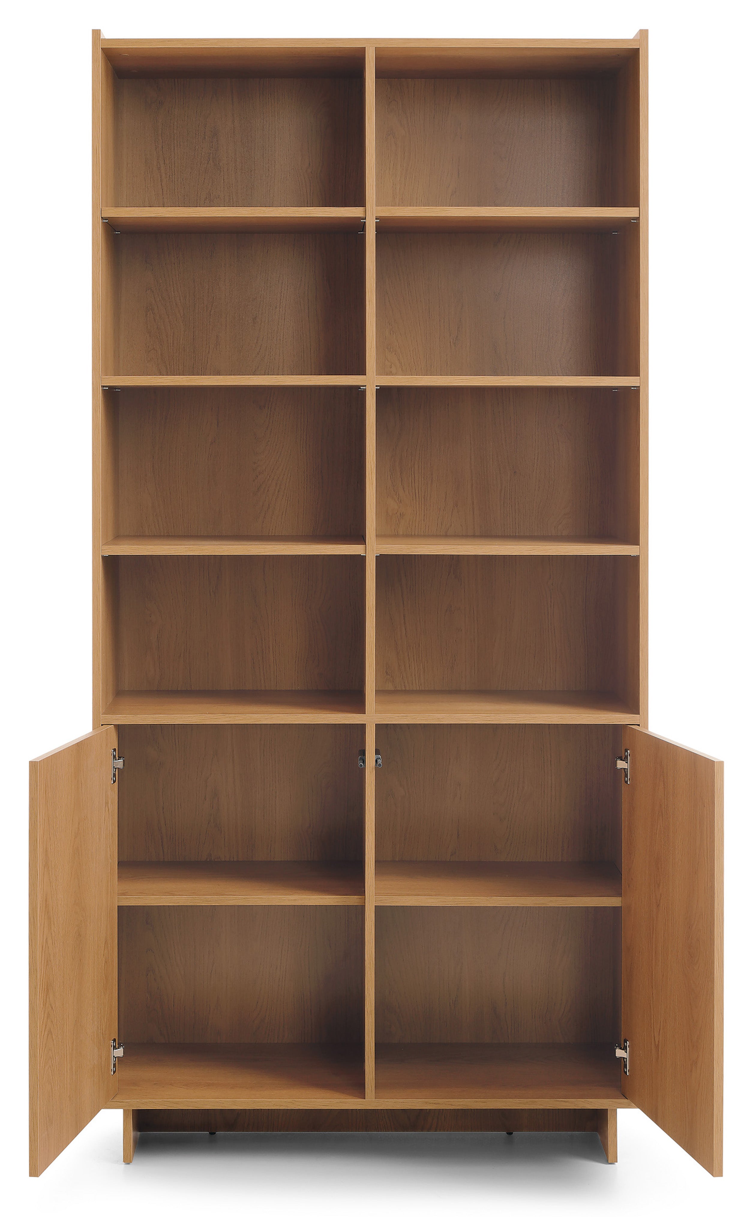 selsey-yasumi-zweit-riges-regal-98-cm-karamelleiche-mit-regalb-den-japandi image 3