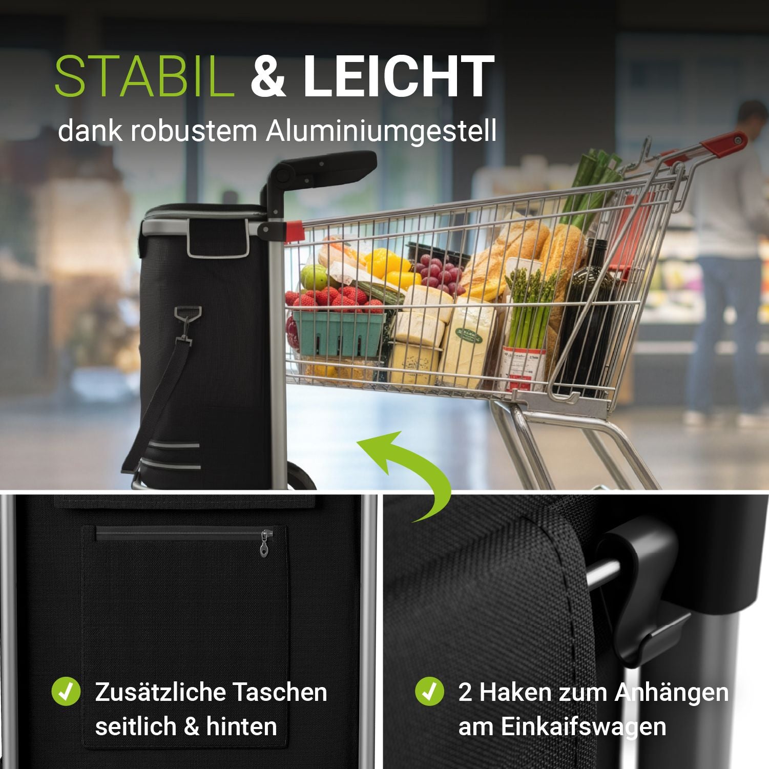 juskys-3in1-einkaufstrolley-56-l-schwarz-trolley-umh-ngetasche-sackkarre image 4