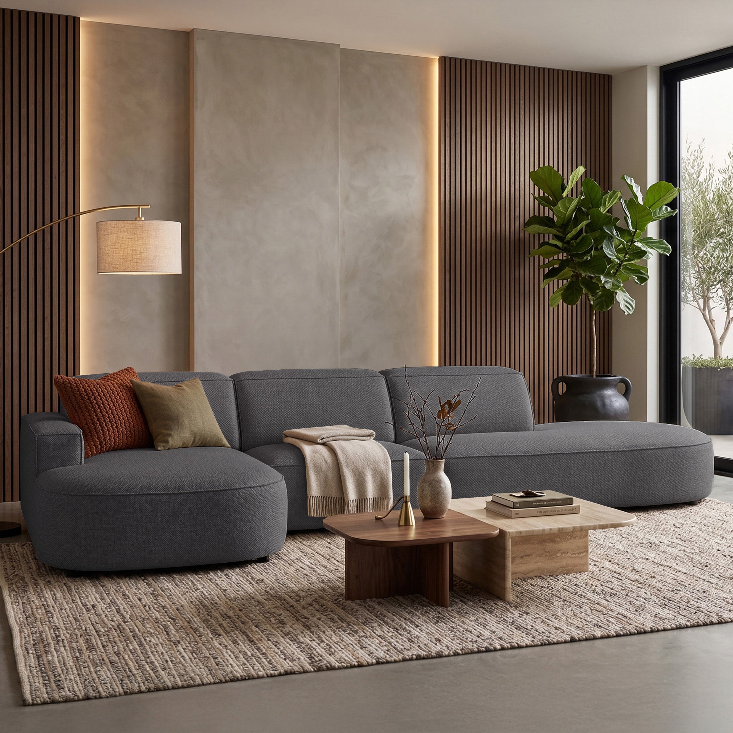 selsey-sallmo-ecksofa-l-links-modular-dunkelgraue-hydrophobe-chenille image 2