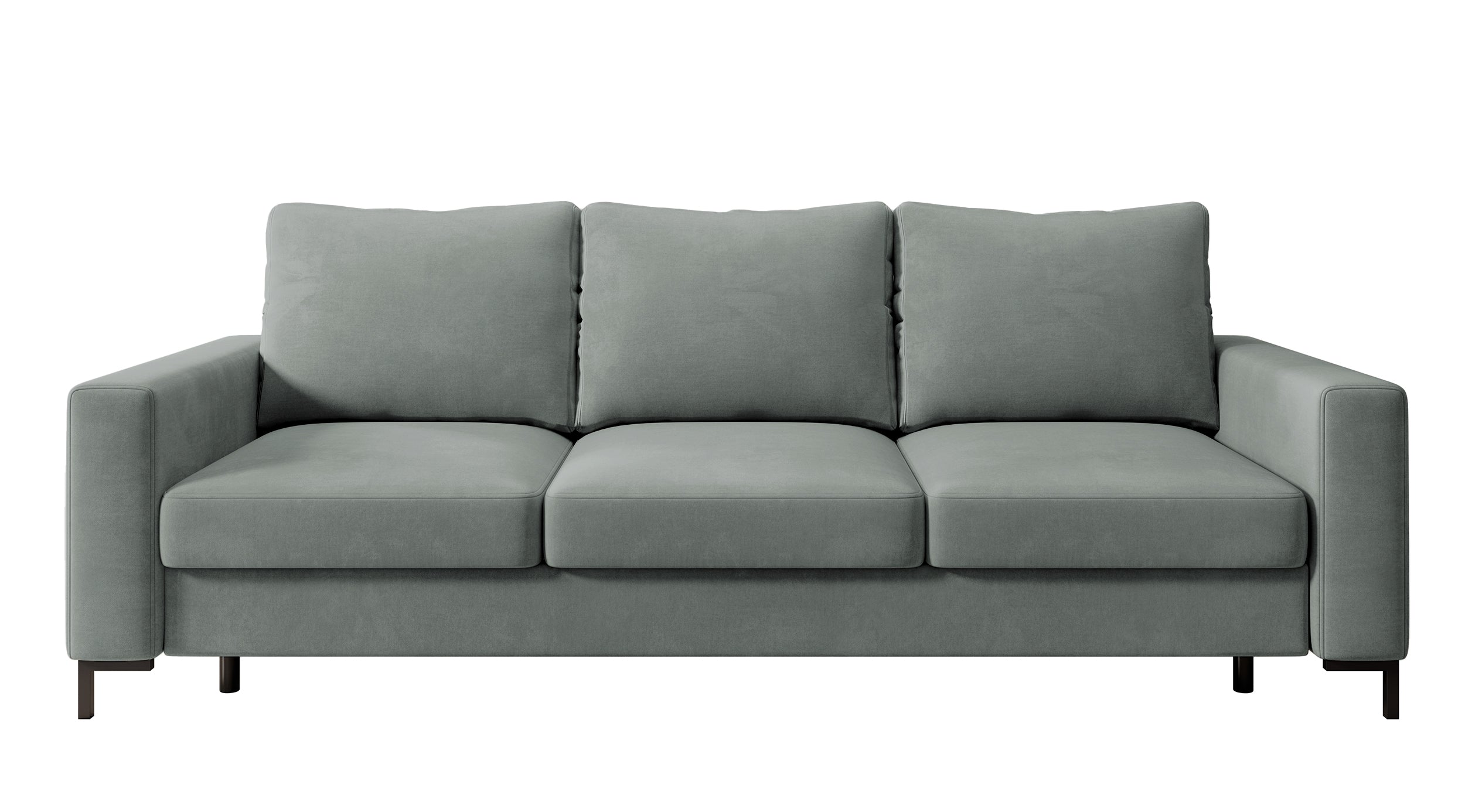 selsey-mokpeo-dreisitziges-schlafsofa-mit-stauraum-grauer-samtbezug image 5