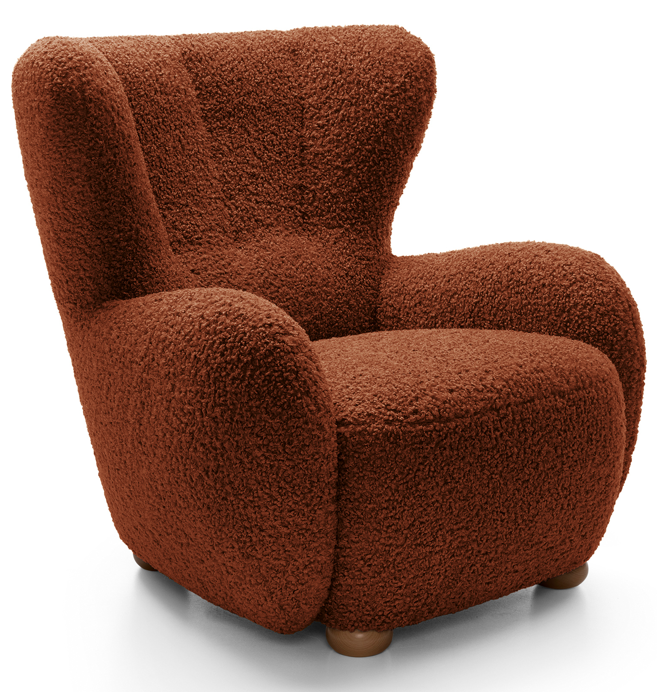 selsey-milele-schalensitz-sessel-kupfer-boucl-mit-eichenbeinen image 1