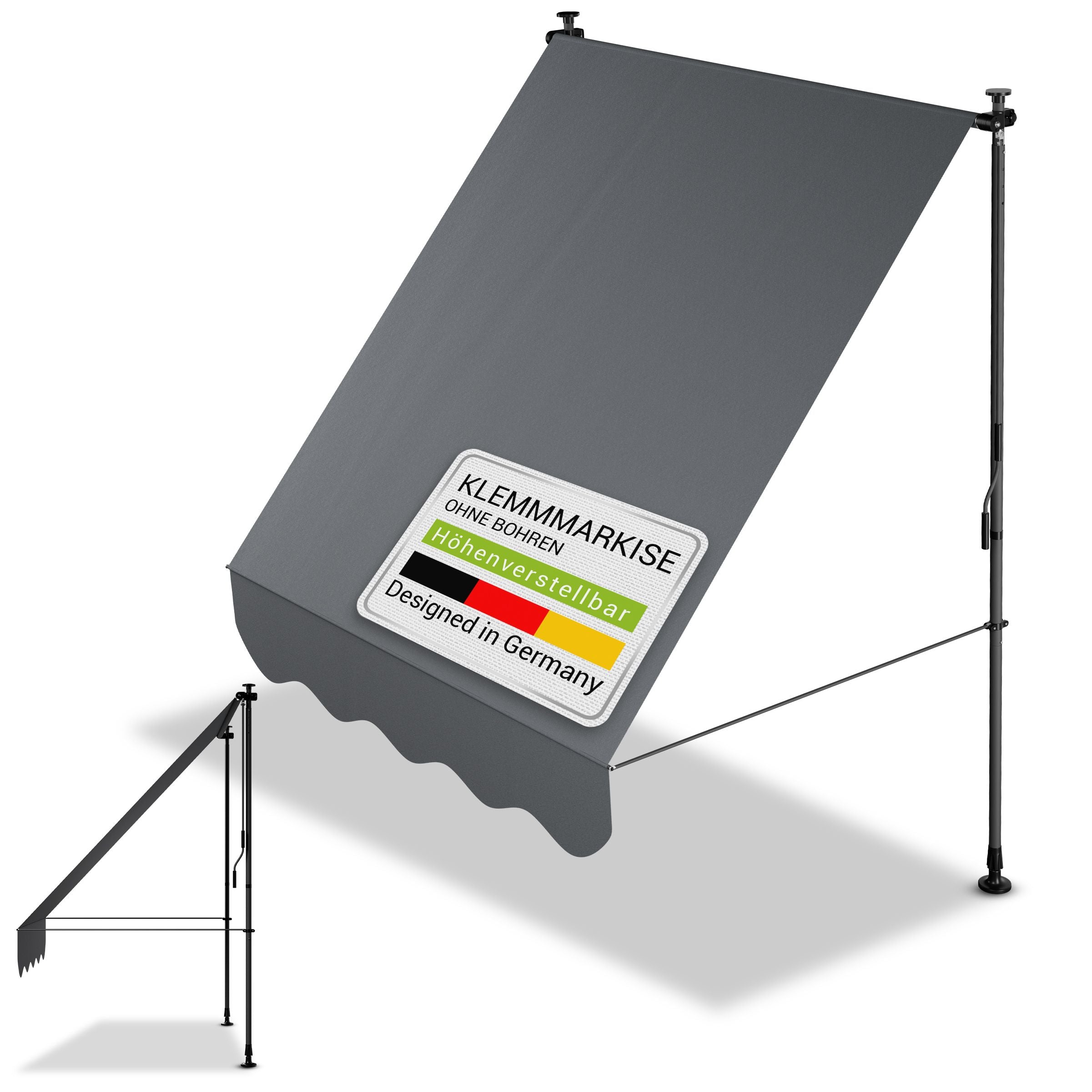 juskys-klemmmarkise-kapstadt-mit-handkurbel-sonnenschutz-ohne-bohren image 2