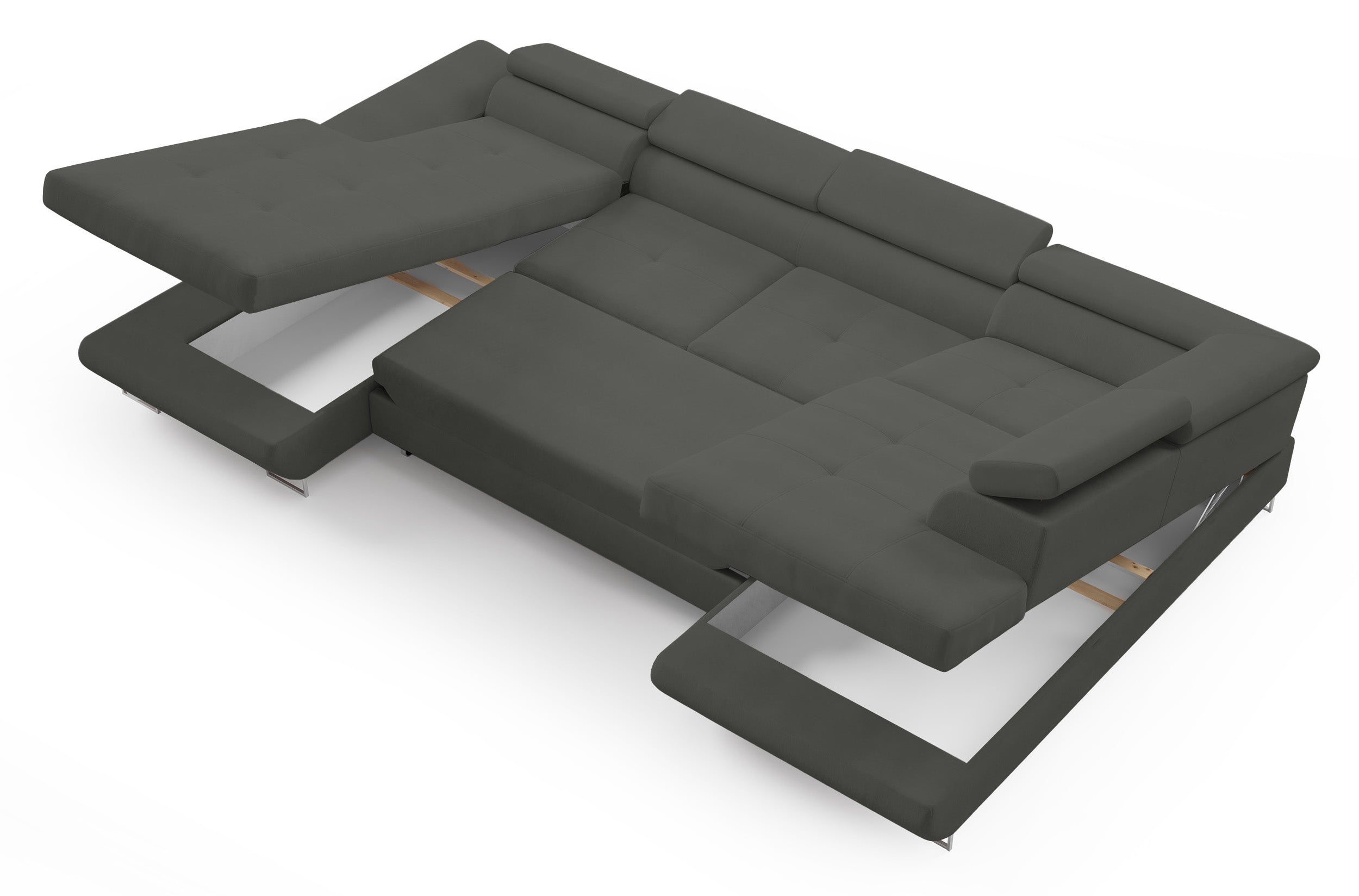 selsey-nollia-ecksofa-u-form-rechts-mit-schlaffunktion-dunkelgrau-boucl image 4