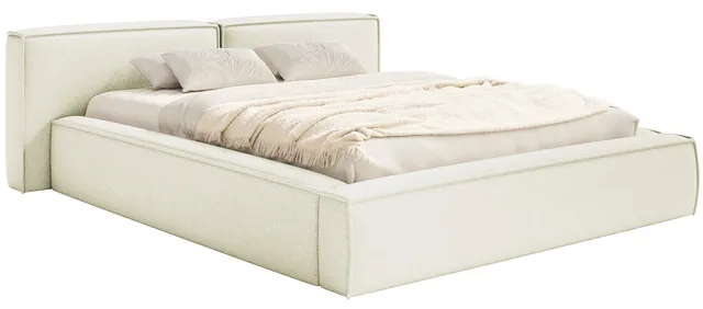 selsey-tilves-low-polsterbett-140x200-cm-mit-stauraum-creme-chenille image 1