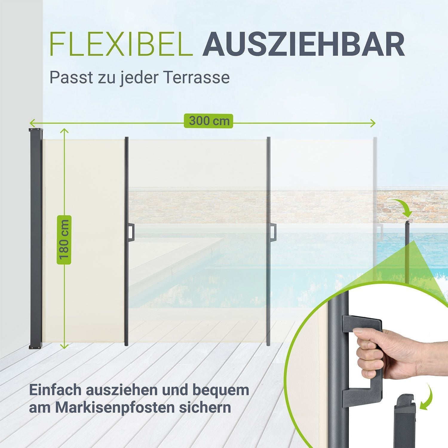 juskys-seitenmarkise-dubai-beige-300-x-180-cm-ausziehbarer-sicht-sonnenschutz image 3