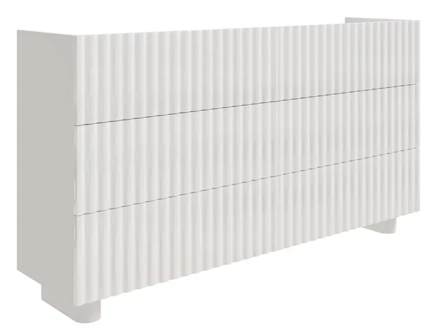 selsey-fiorra-kommode-mit-sechs-schubladen-147-cm-wei-hochglanz image 1