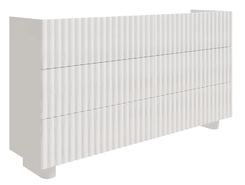 selsey-fiorra-kommode-mit-sechs-schubladen-147-cm-wei-hochglanz image 1