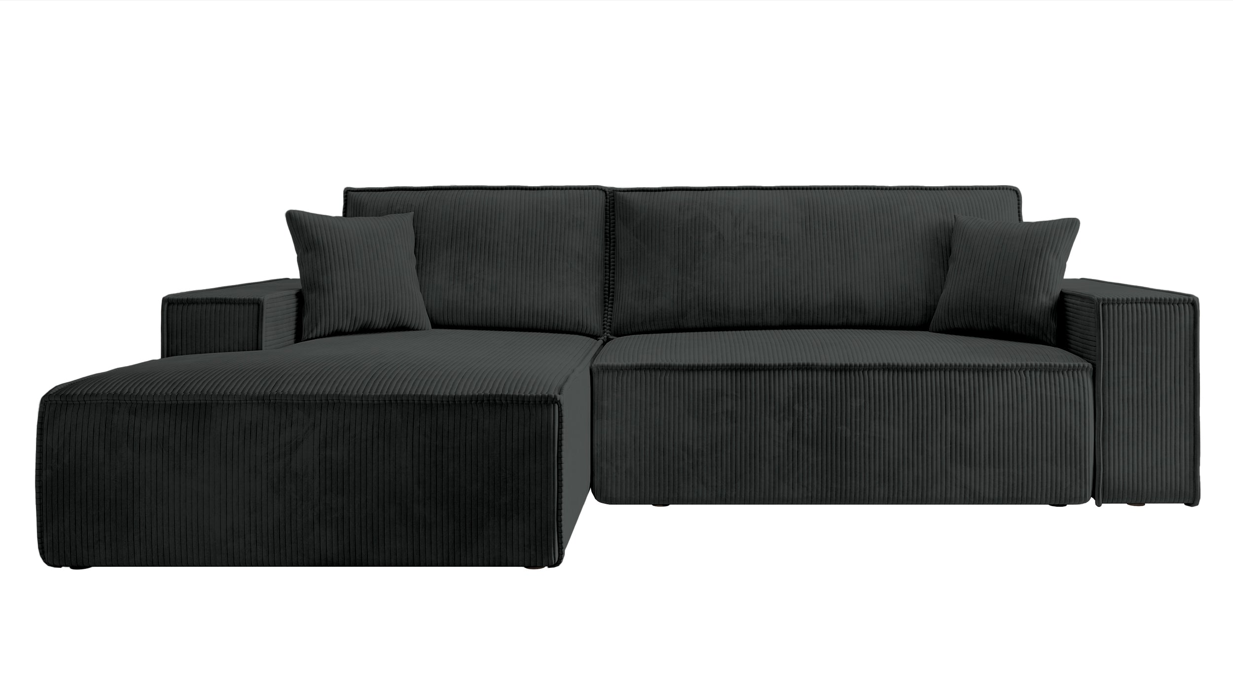selsey-farese-new-ecksofa-mit-schlaffunktion-l-f-rmig-linksseitig-schwarzer-cord image 1
