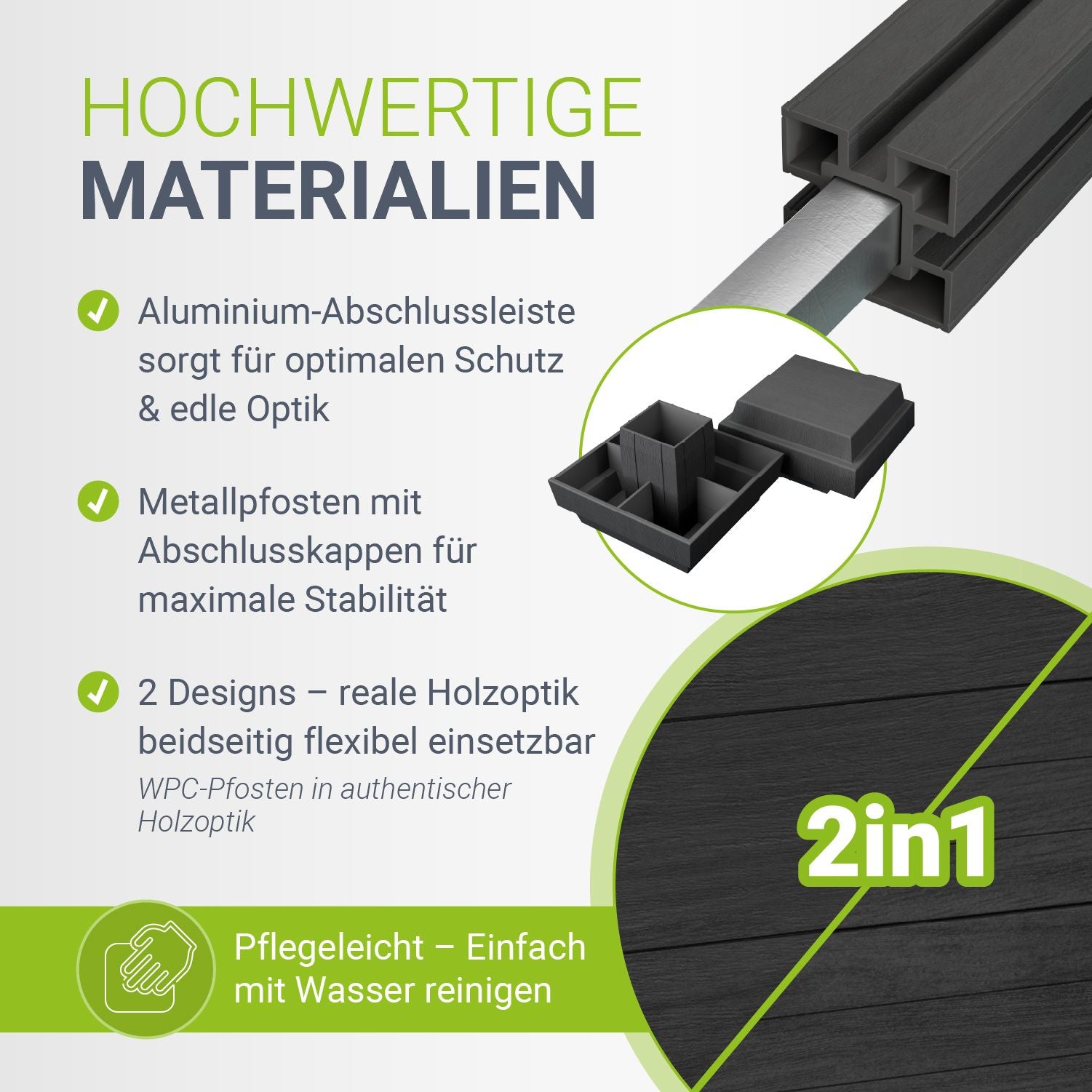 juskys-wpc-zaun-1er-set-aus-elementen-pfosten-sichtschutzzaun image 5