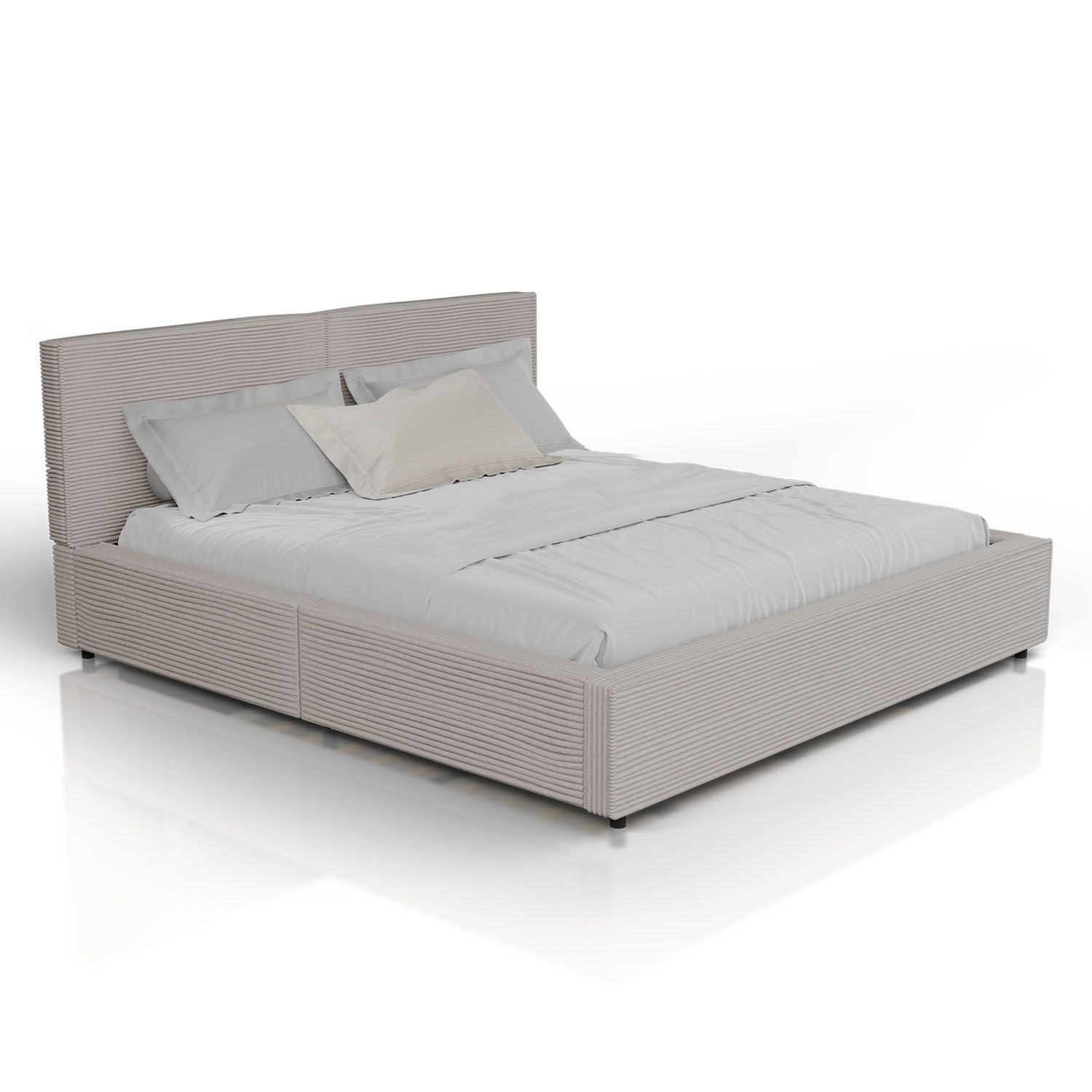 juskys-salerno-polsterbett-180x200-cm-cord-beige-mit-kopf-und-fu-teil image 8