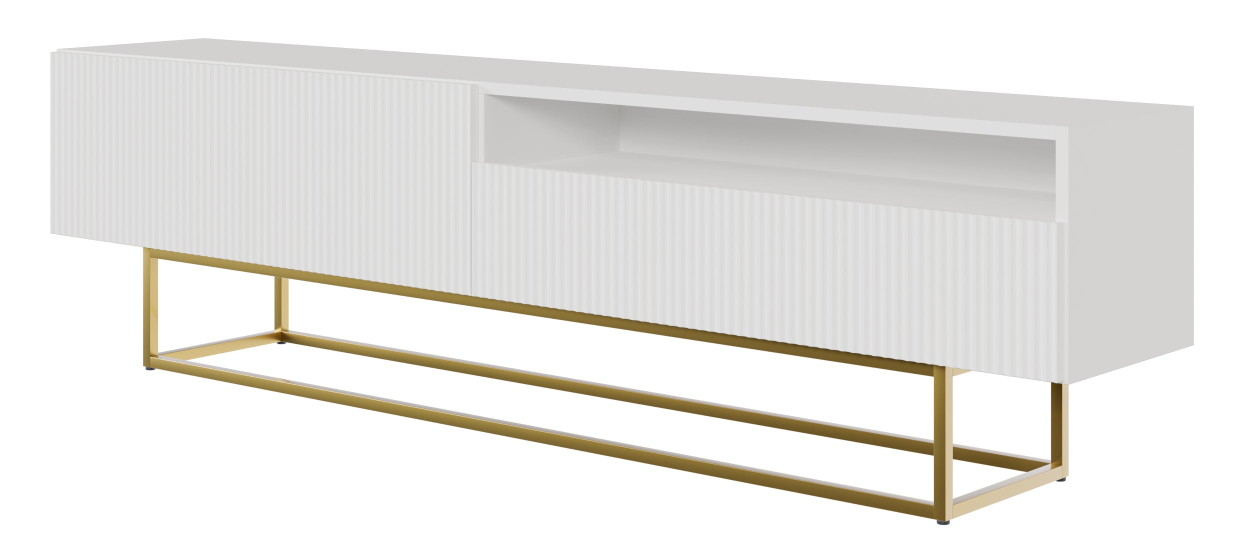selsey-veldio-tv-schrank-175-cm-wei-mit-goldenen-beinen-gefr-ste-front-und-nisch image 4