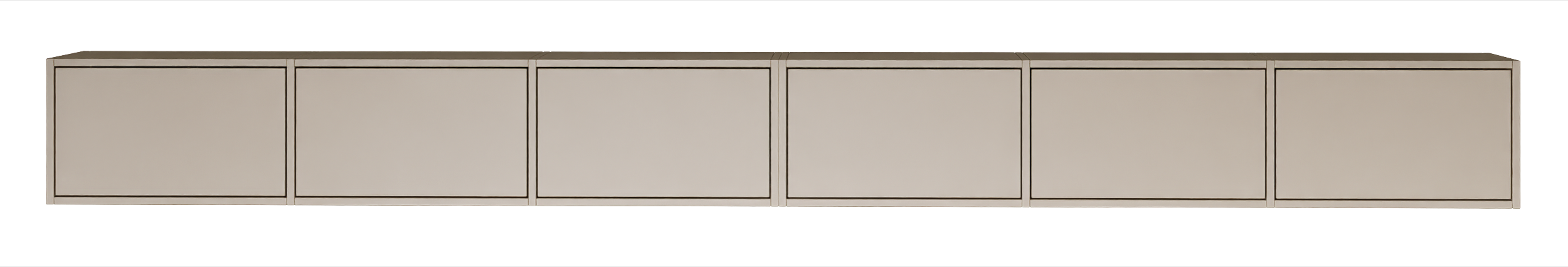 selsey-framme-h-ngender-tv-schrank-mit-sechs-klappen-300-cm-kaschmir image 4