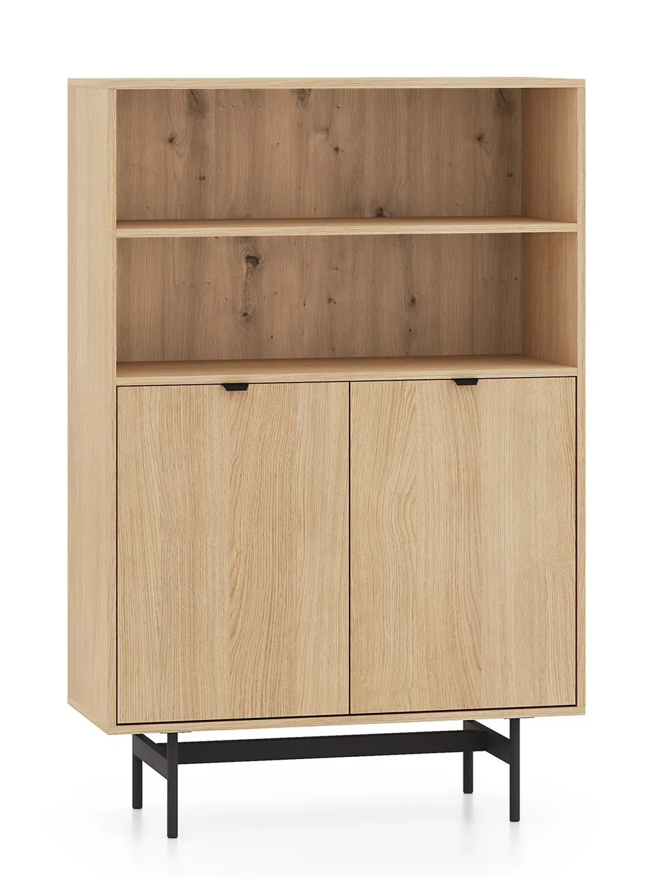 selsey-reynos-zweit-rige-kommode-92-cm-eiche-mavelie-mit-2-f-chern image 1