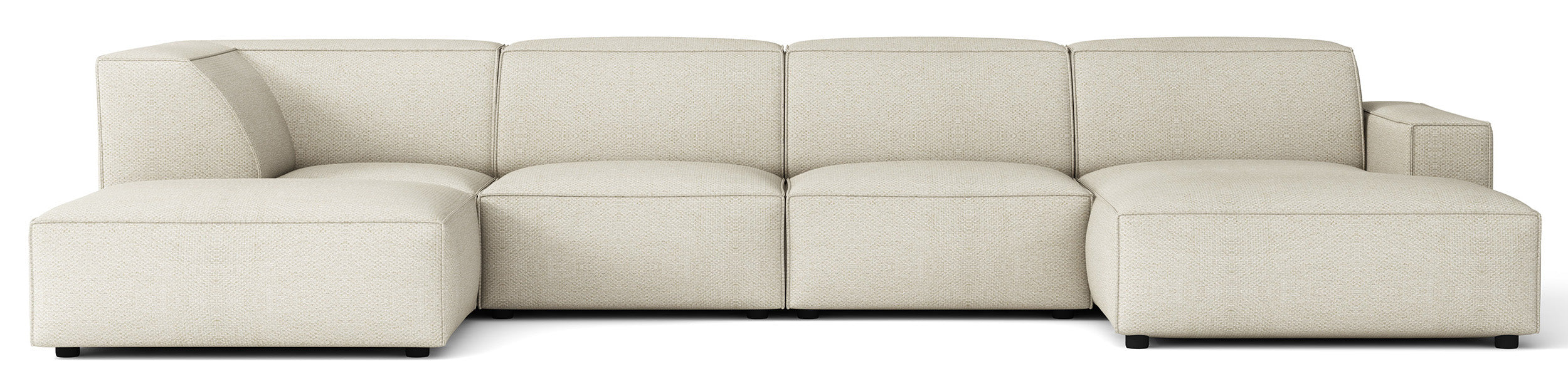 selsey-sellmo-gro-es-u-f-rmiges-modulares-ecksofa-mit-hocker-links-creme-hydroph image 1