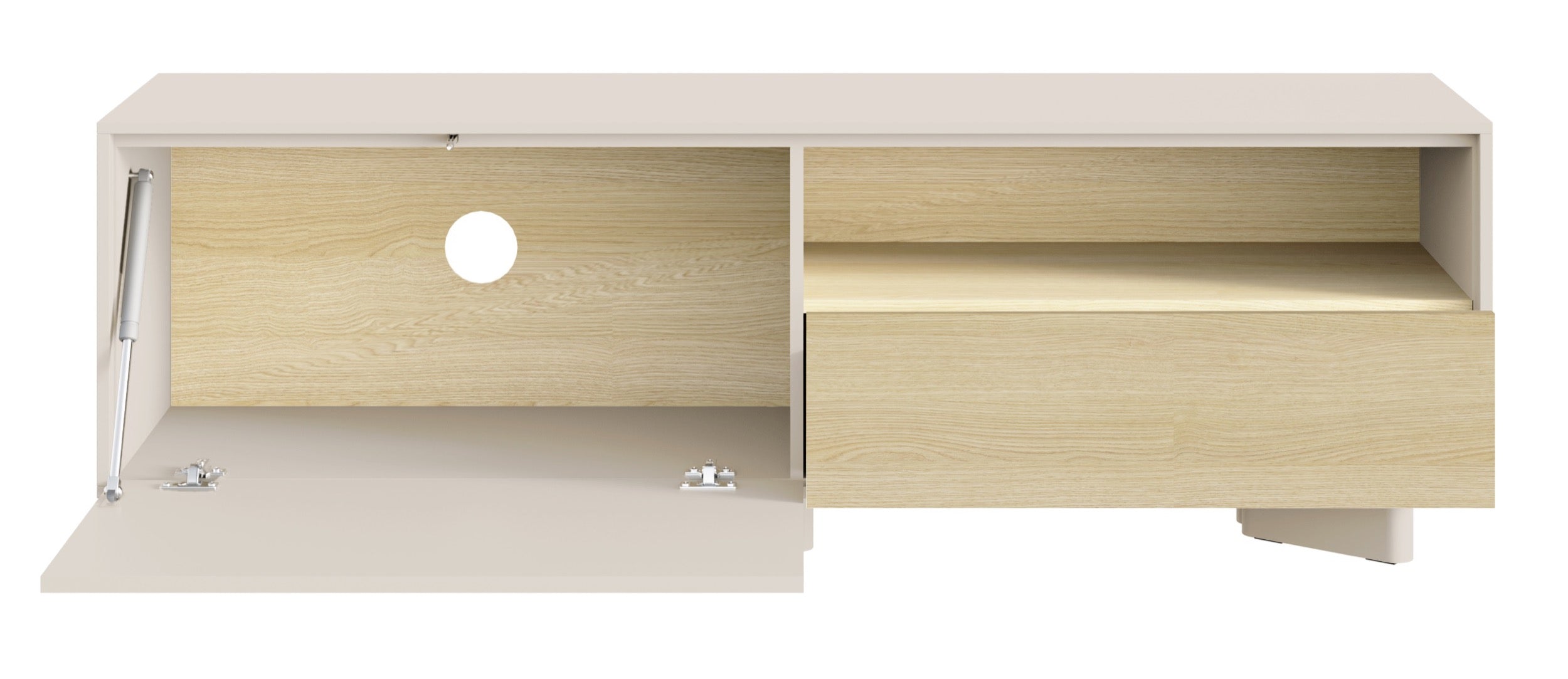 selsey-distria-tv-schrank-mit-schublade-140-cm-kaschmir-vicenza-eiche image 4