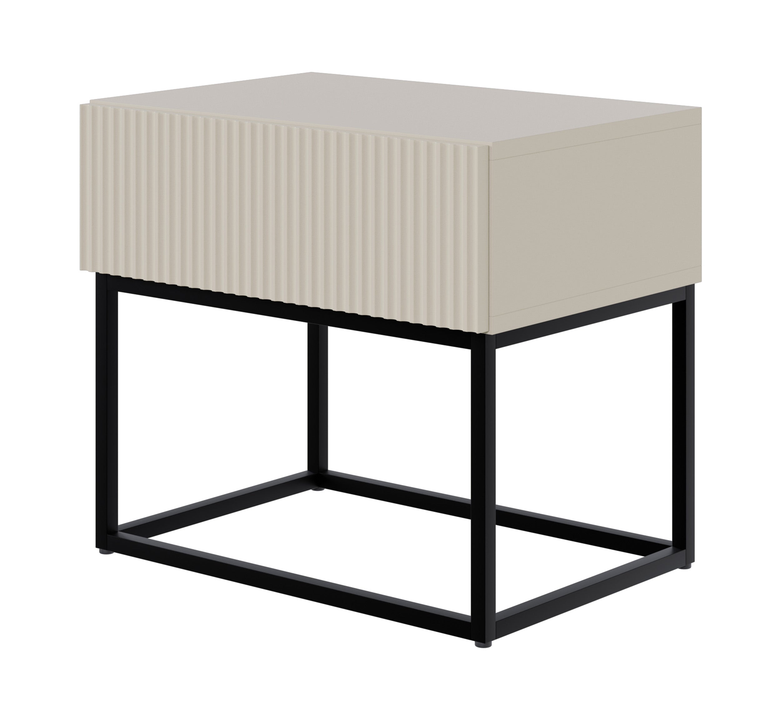 selsey-veldio-nachttisch-50-cm-mit-schublade-und-fr-sfront-grau-beige-schwarze-b image 1