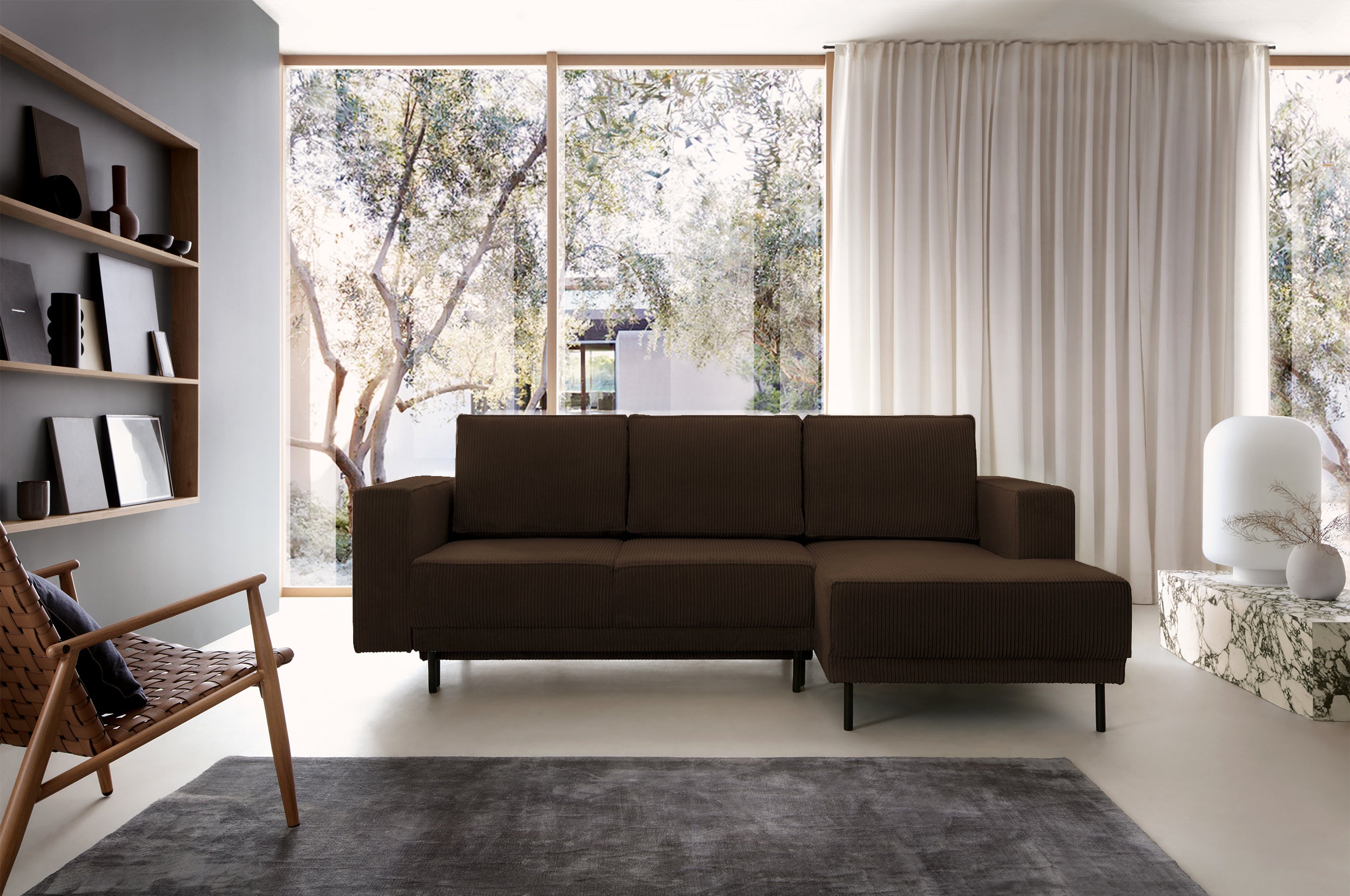 selsey-rodario-mini-ecksofa-mit-schlaffunktion-l-form-rechts-mit-stauraum-dunkel image 3