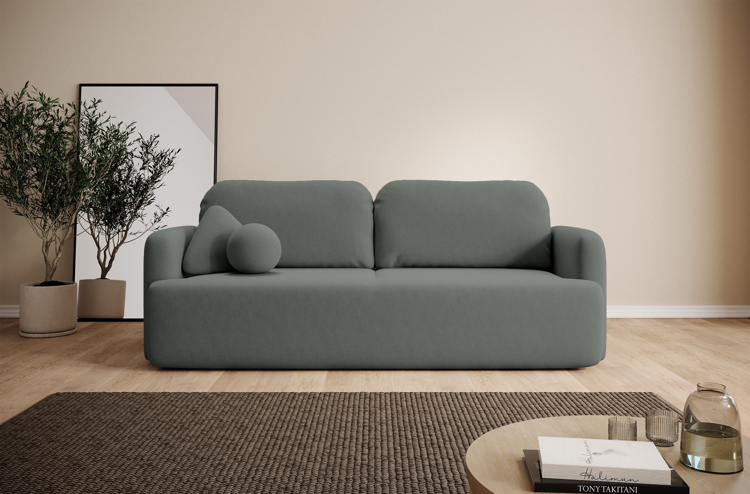selsey-lambina-dreisitziges-ausklappbares-sofa-mit-stauraum-dunkelgrauer-samtvel image 2
