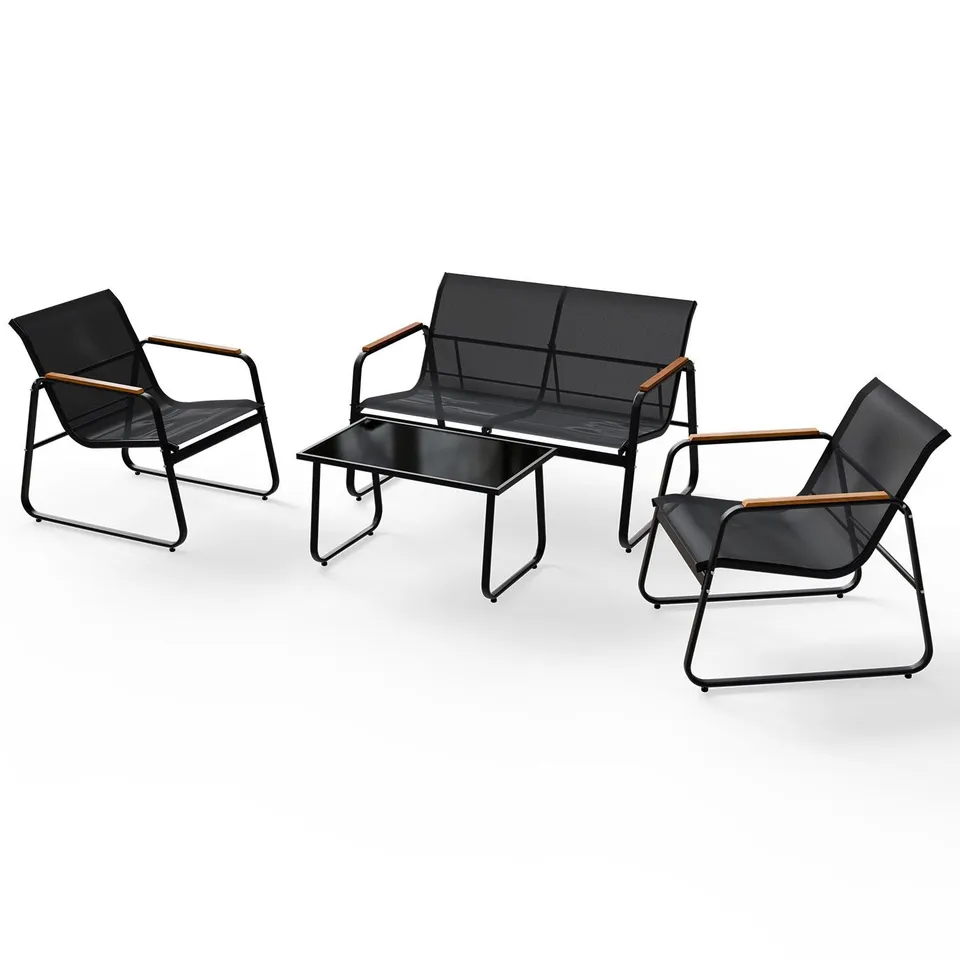 juskys-gartenm-belset-genua-4-teilig-anthrazit-mit-glastisch image 1