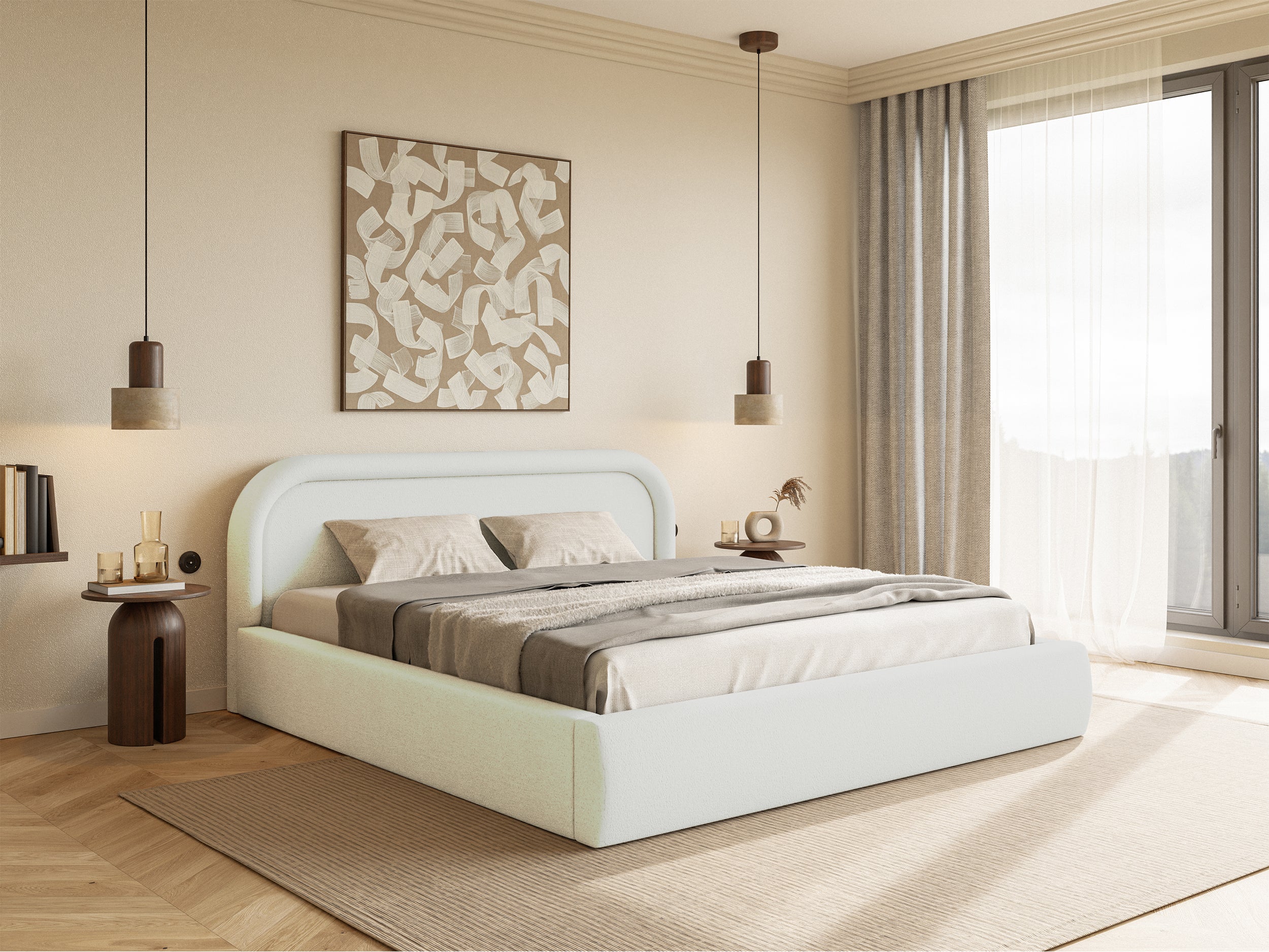 selsey-polsterbett-ruvi-140x200-cm-mit-stauraum-cremefarbenes-chenille image 3