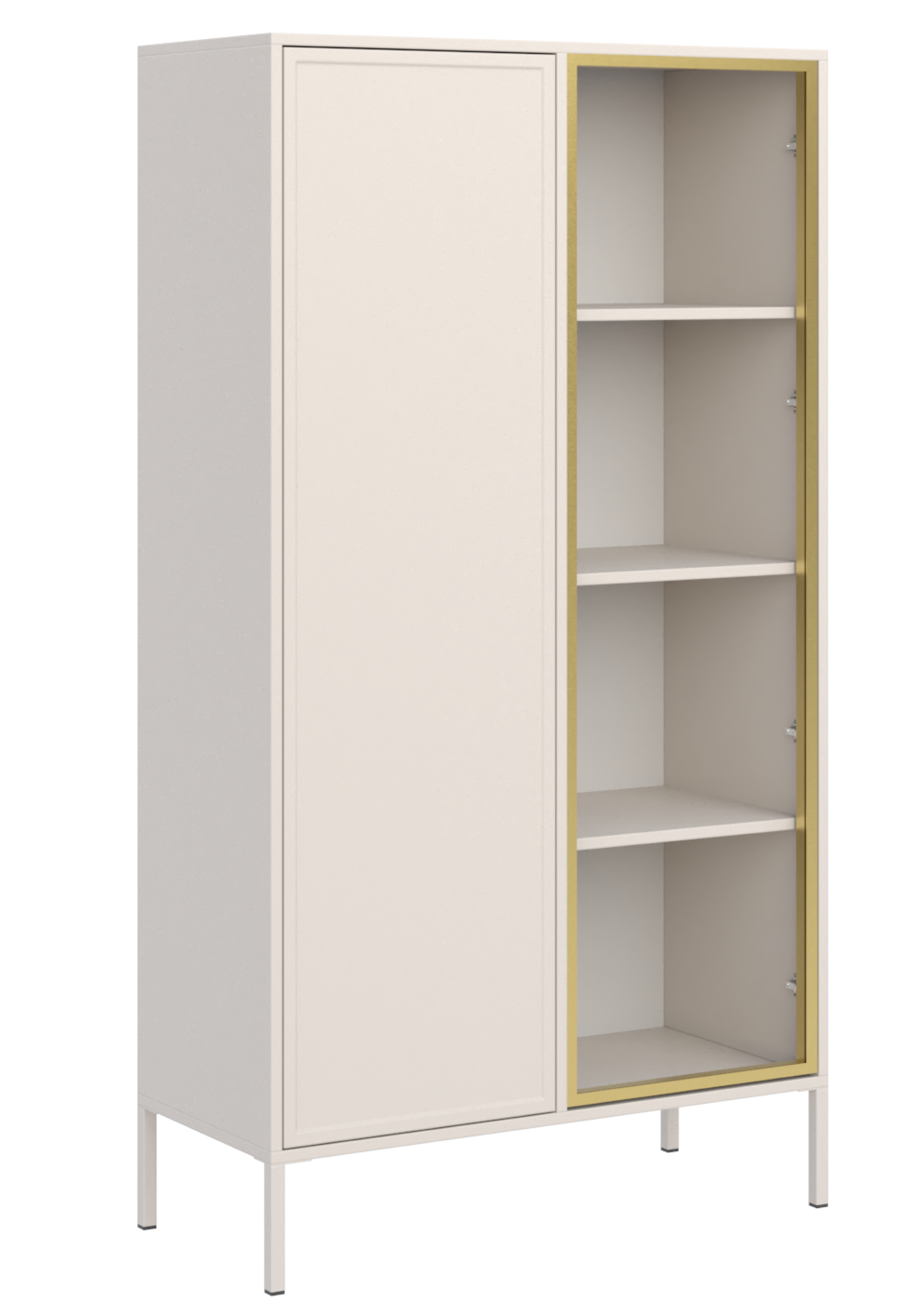 selsey-velveto-vitrine-90-cm-zweit-rig-kaschmir-mit-glasfront image 1