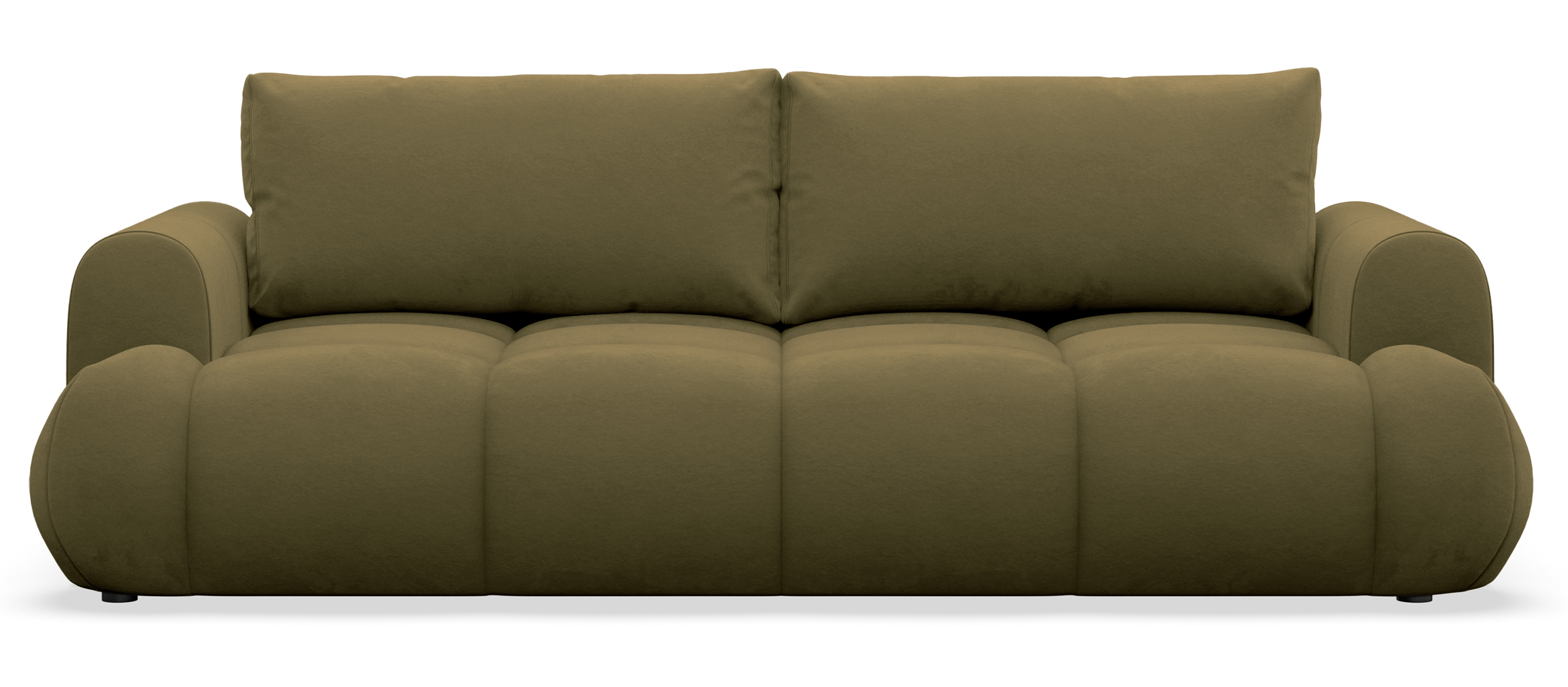 selsey-ombo-doce-3-sitziges-schlafsofa-mit-stauraum-velours-oliv-wasserabweisend image 1