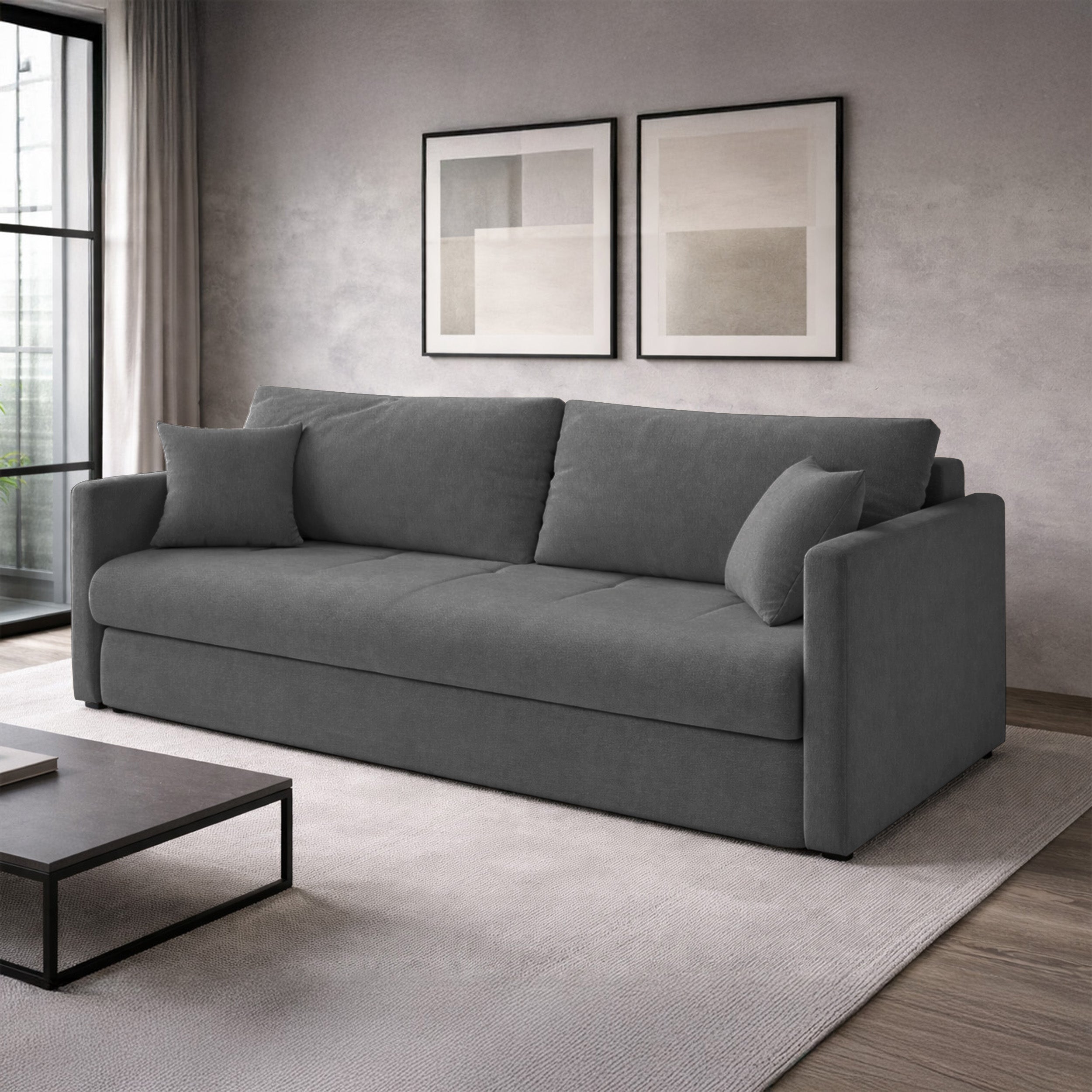 selsey-lorro-dreisitziges-schlafsofa-mit-stauraum-grau-chenille image 2